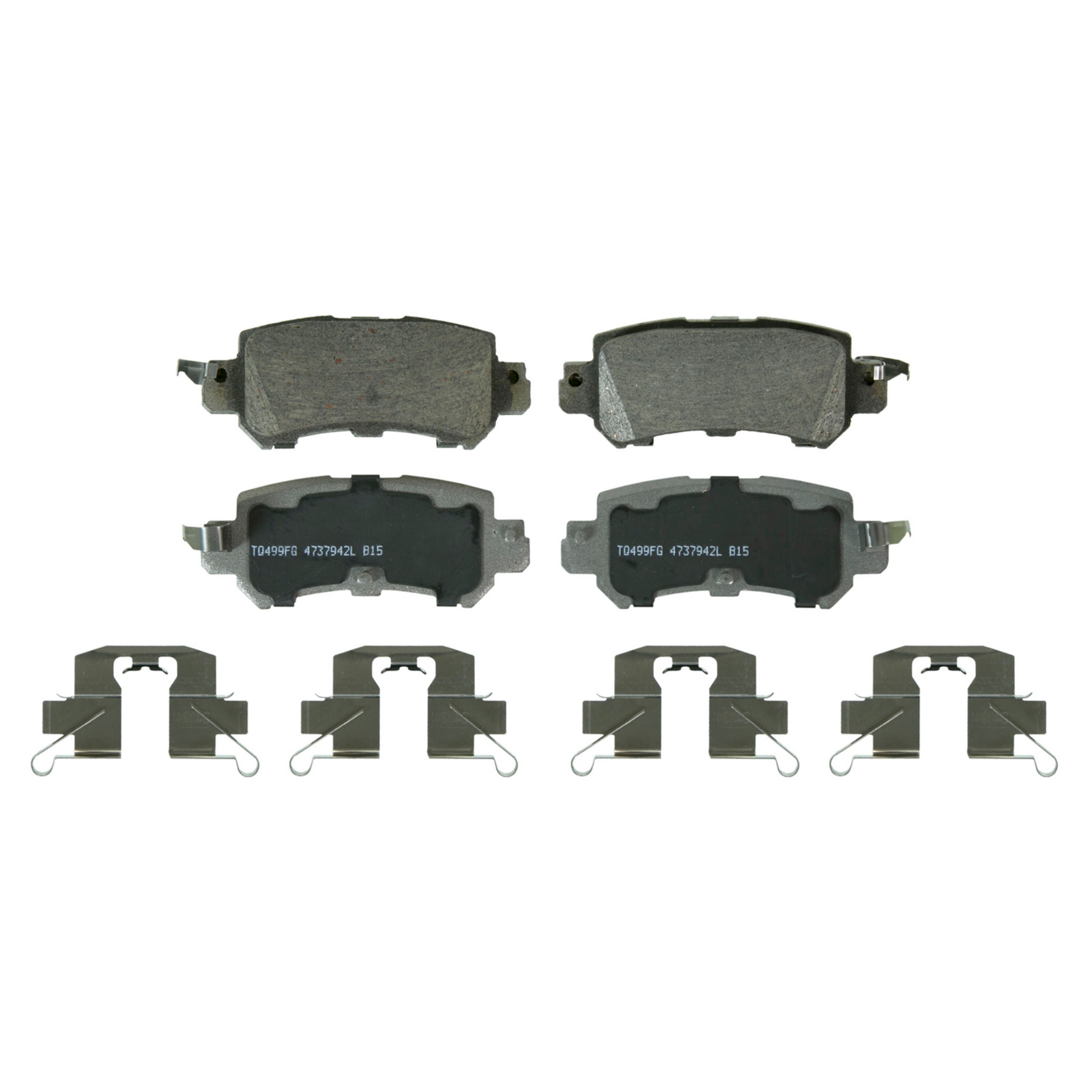 ThermoQuiet Rear Disc Brake Pad Set Ceramic