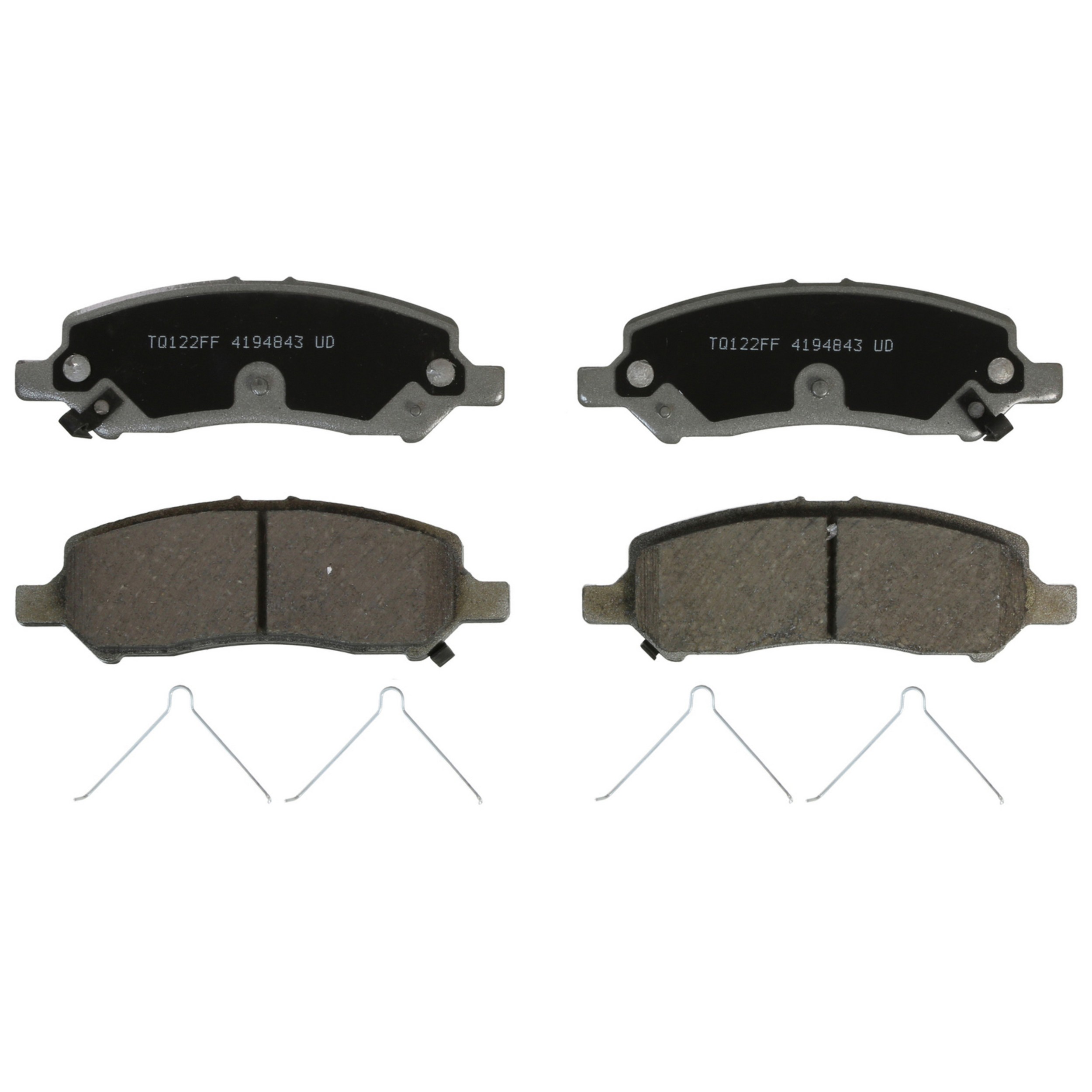 ThermoQuiet Rear Disc Brake Pad Set Ceramic