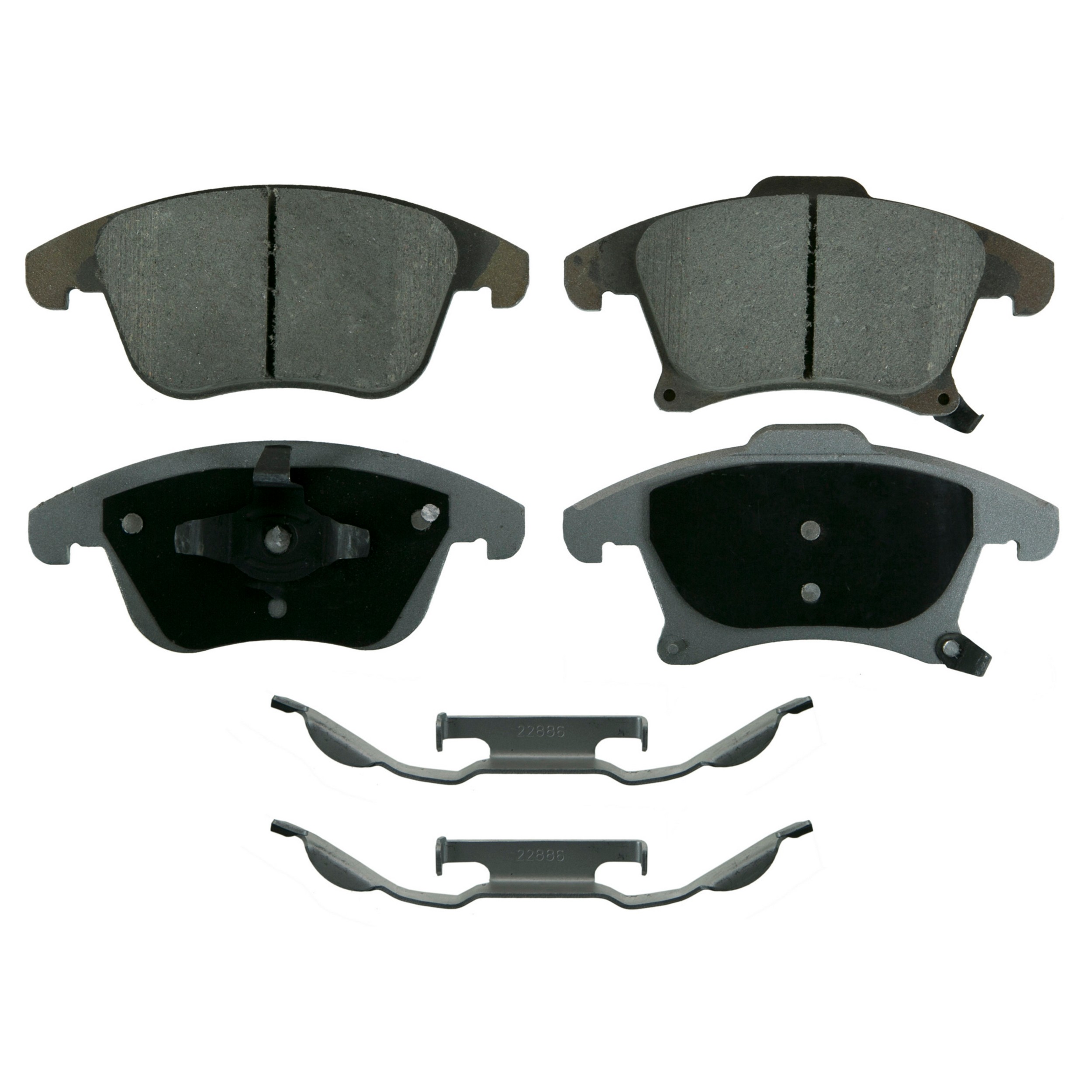 ThermoQuiet Front Disc Brake Pad Set Ceramic