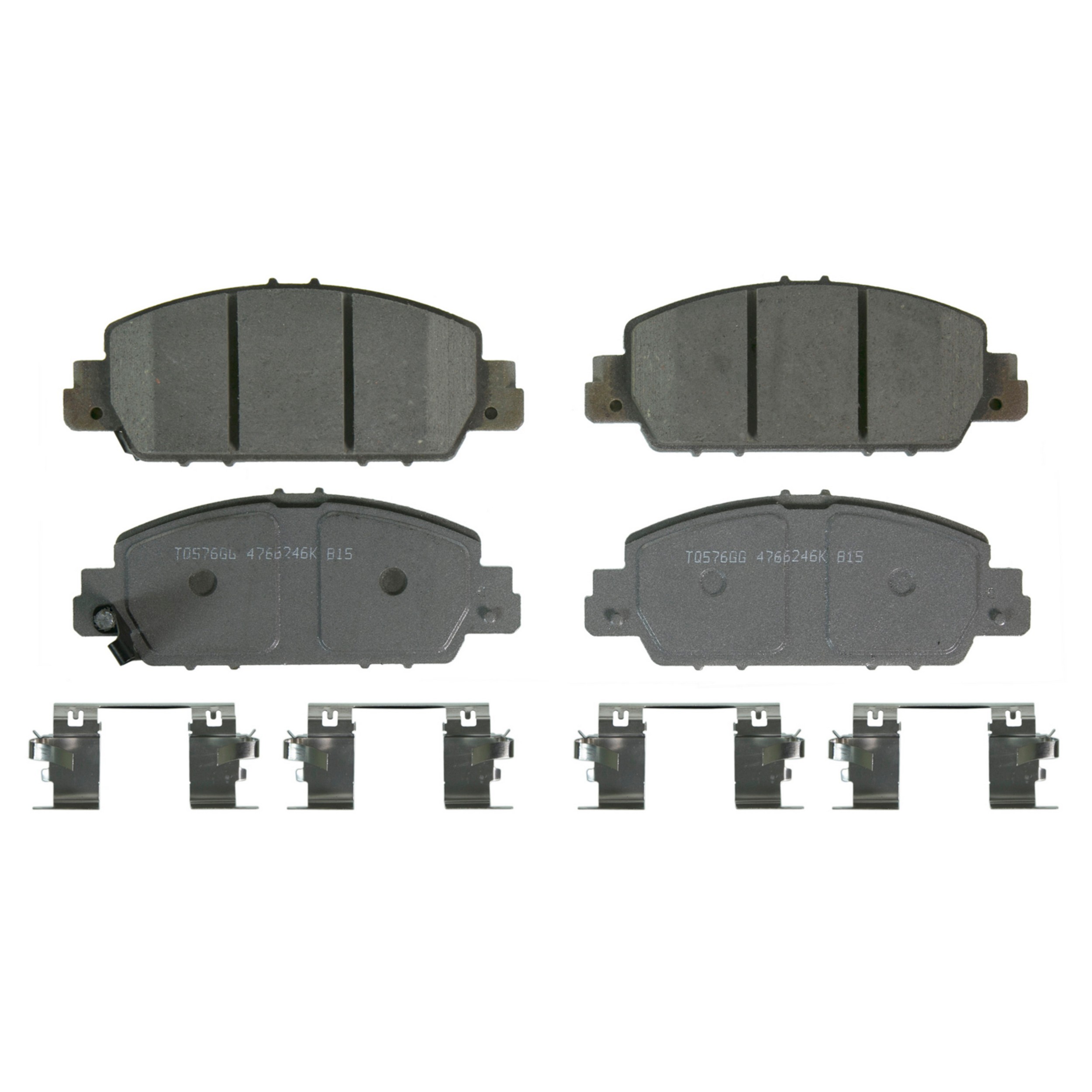 ThermoQuiet Front Disc Brake Pad Set Ceramic