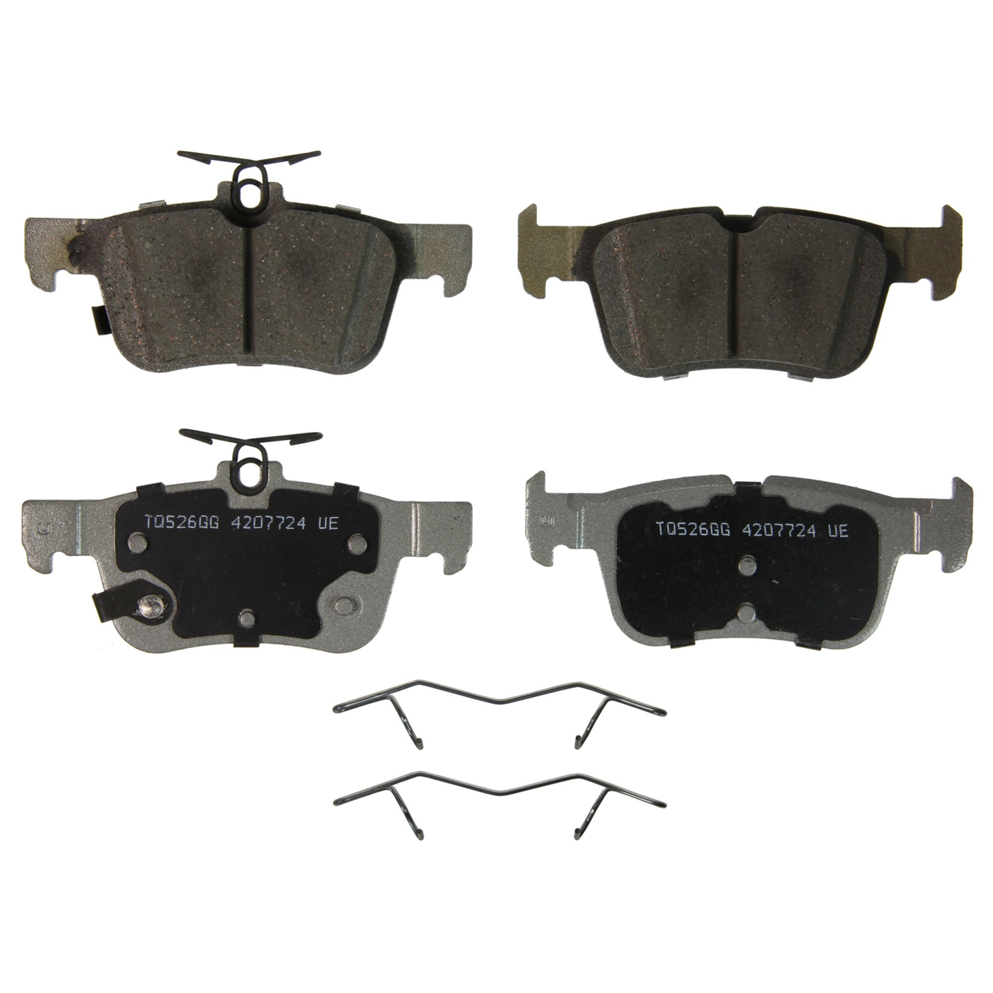 ThermoQuiet Rear Disc Brake Pad Set Ceramic