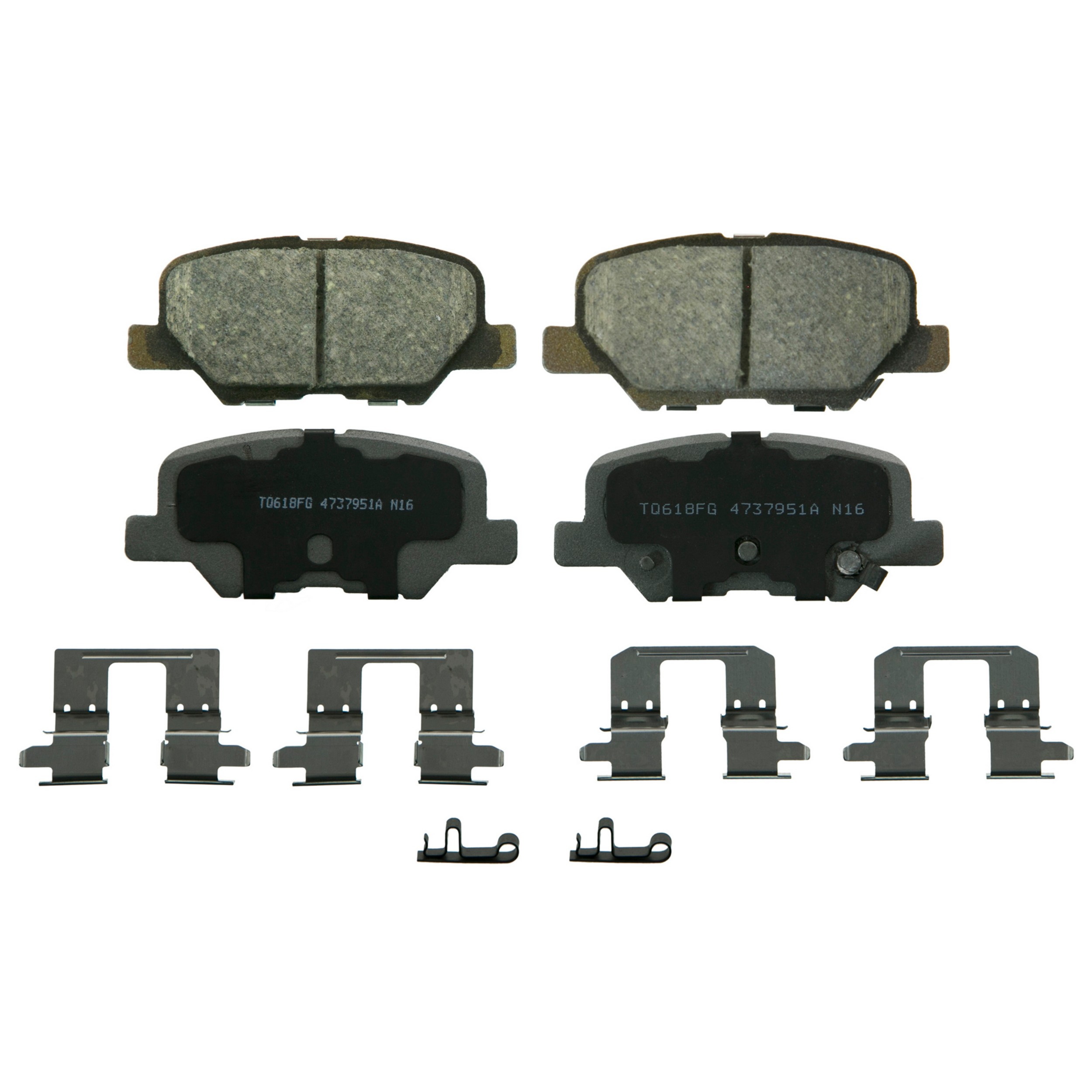 ThermoQuiet Rear Disc Brake Pad Set Ceramic