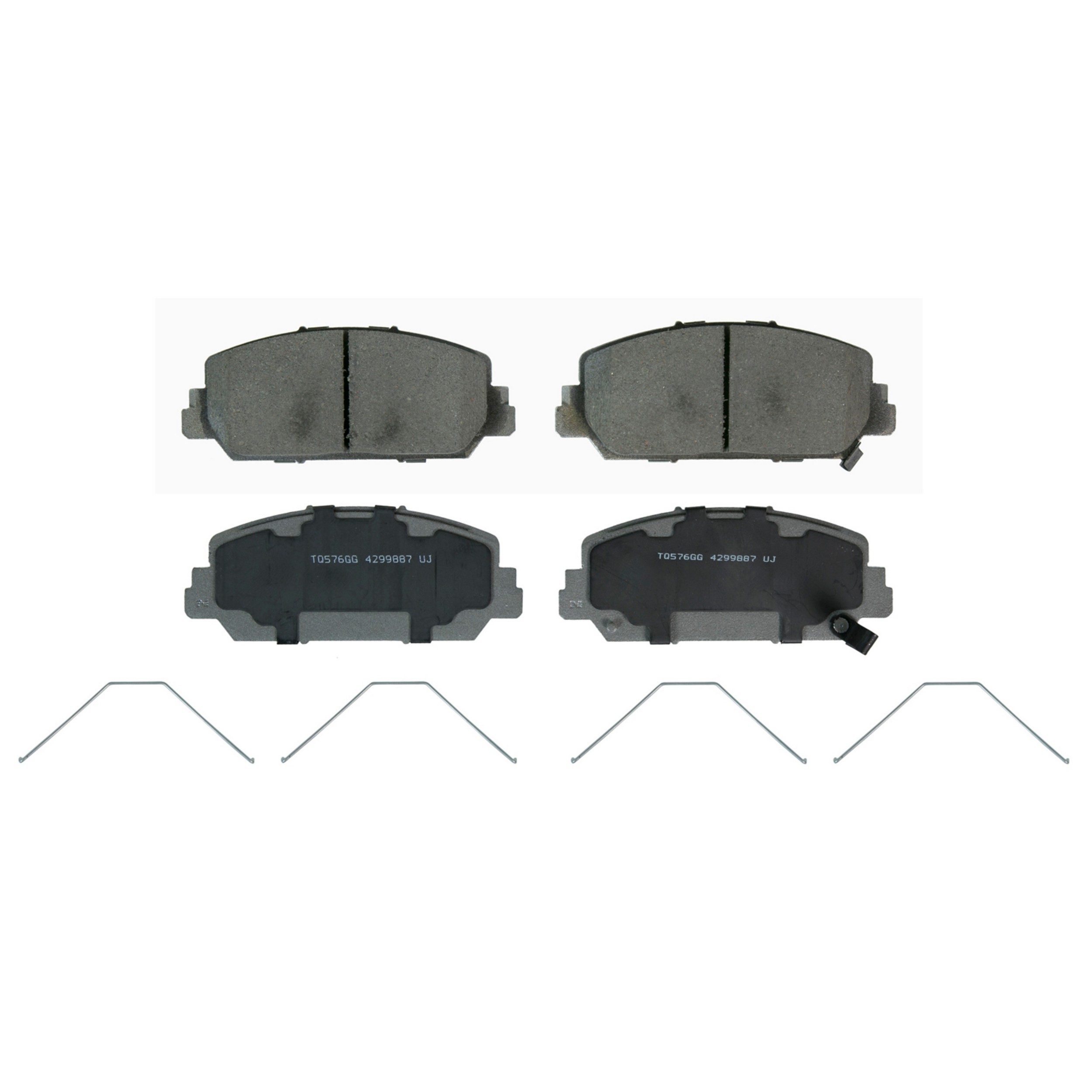 ThermoQuiet Front Disc Brake Pad Set Ceramic