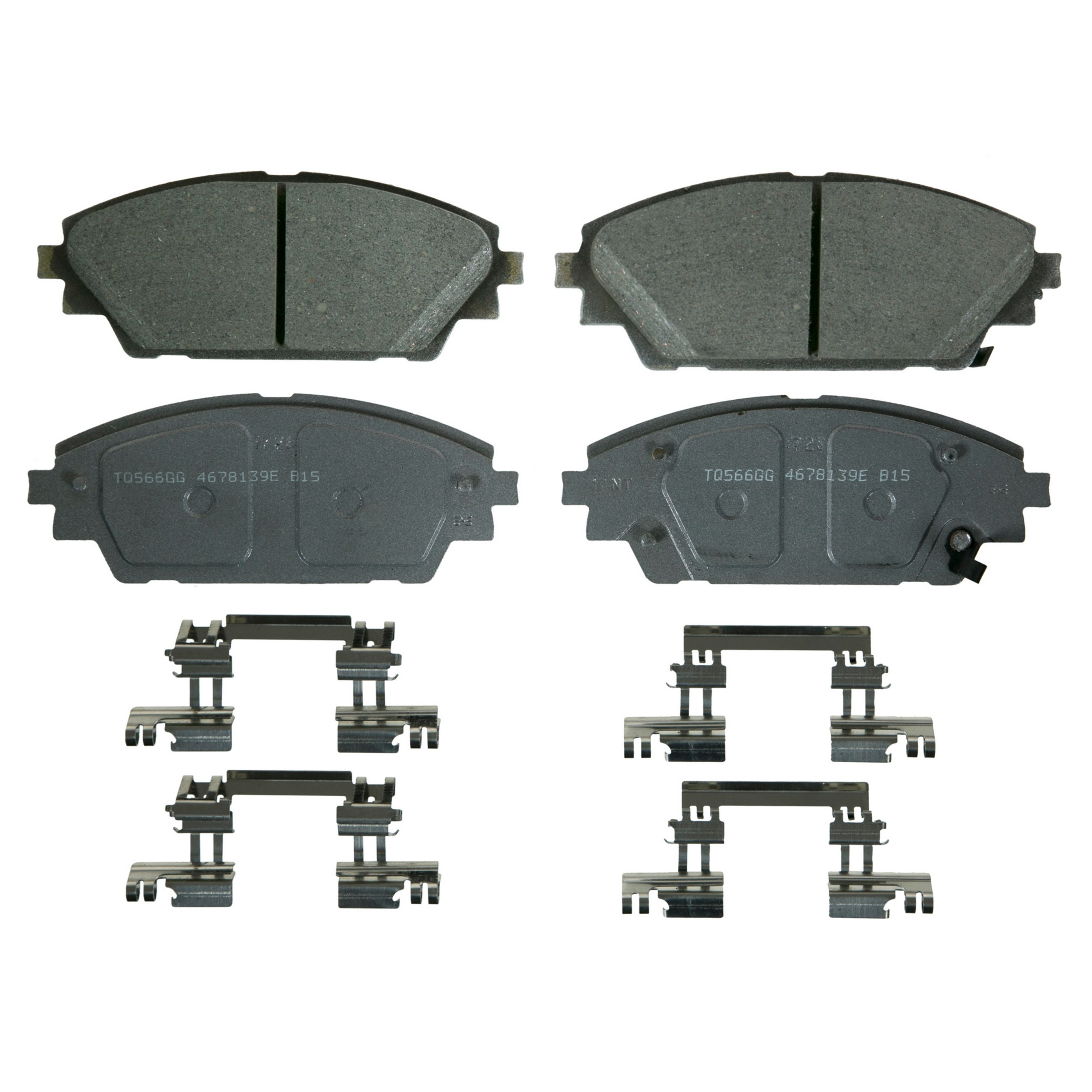 ThermoQuiet Front Disc Brake Pad Set Ceramic