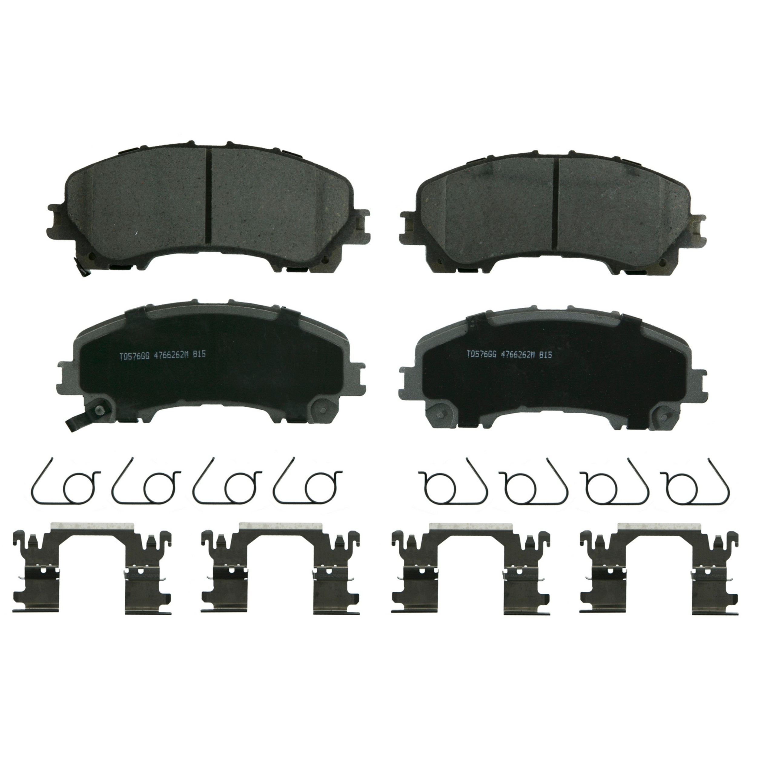 ThermoQuiet Front Disc Brake Pad Set Ceramic