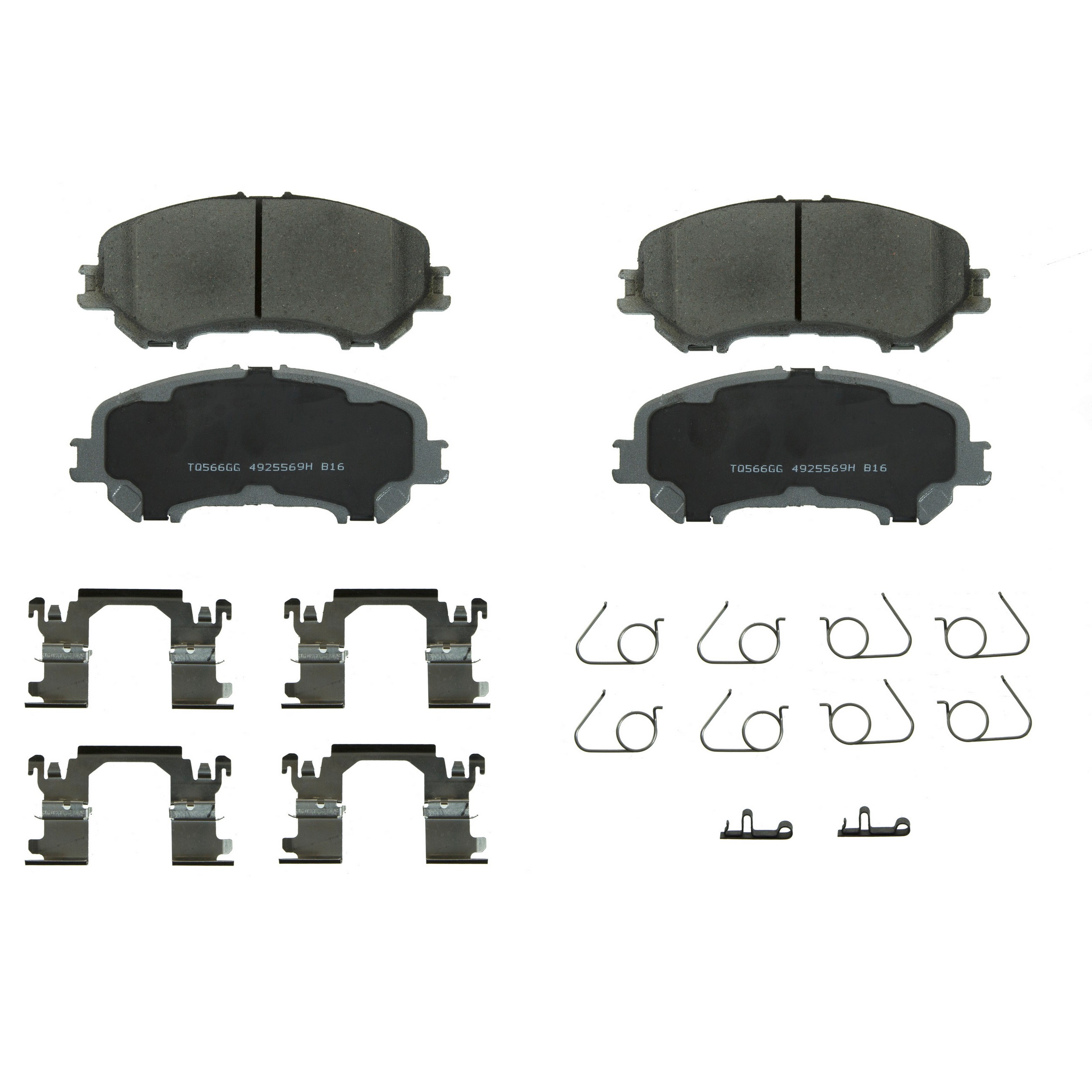 ThermoQuiet Front Disc Brake Pad Set Ceramic