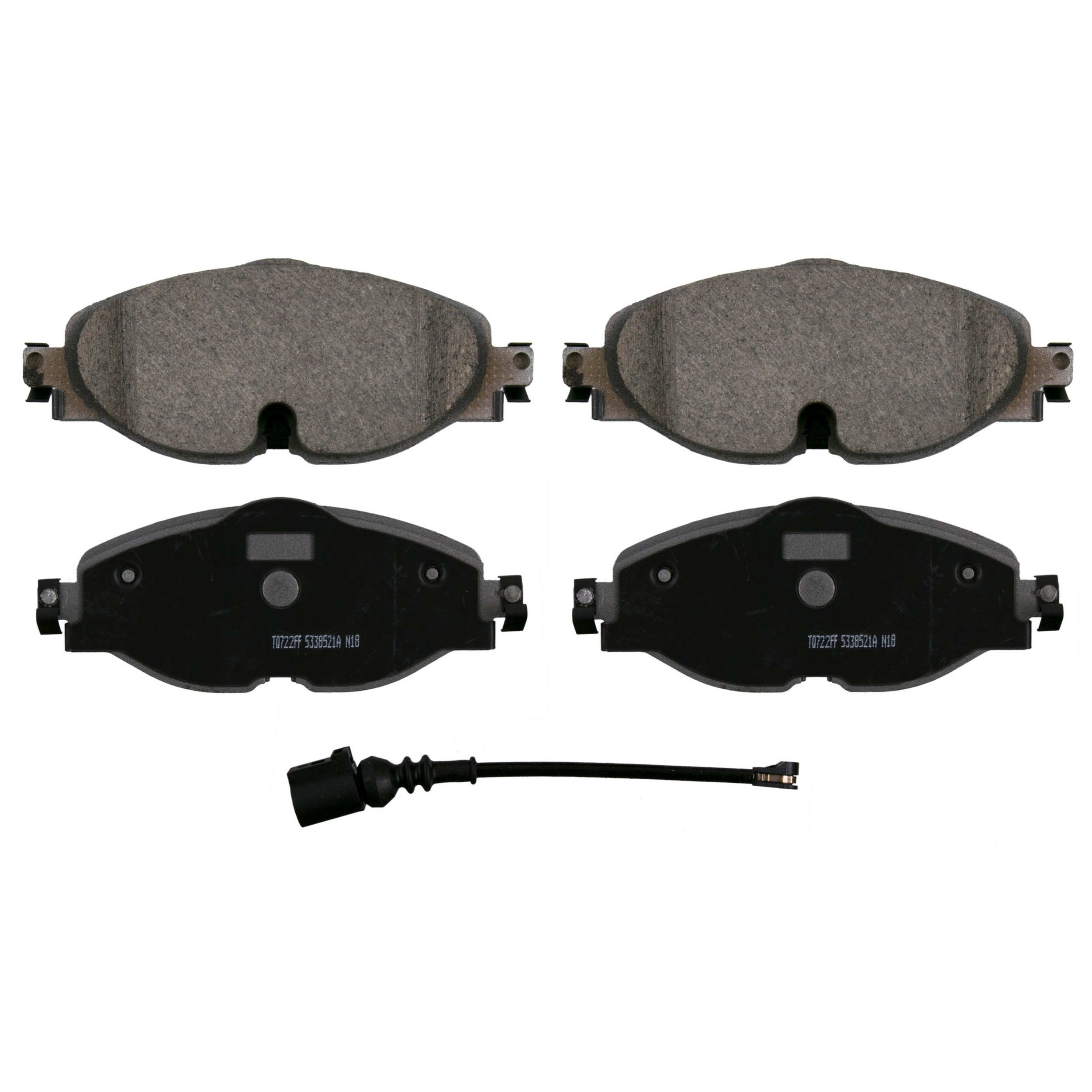 ThermoQuiet Front Disc Brake Pad Set Ceramic
