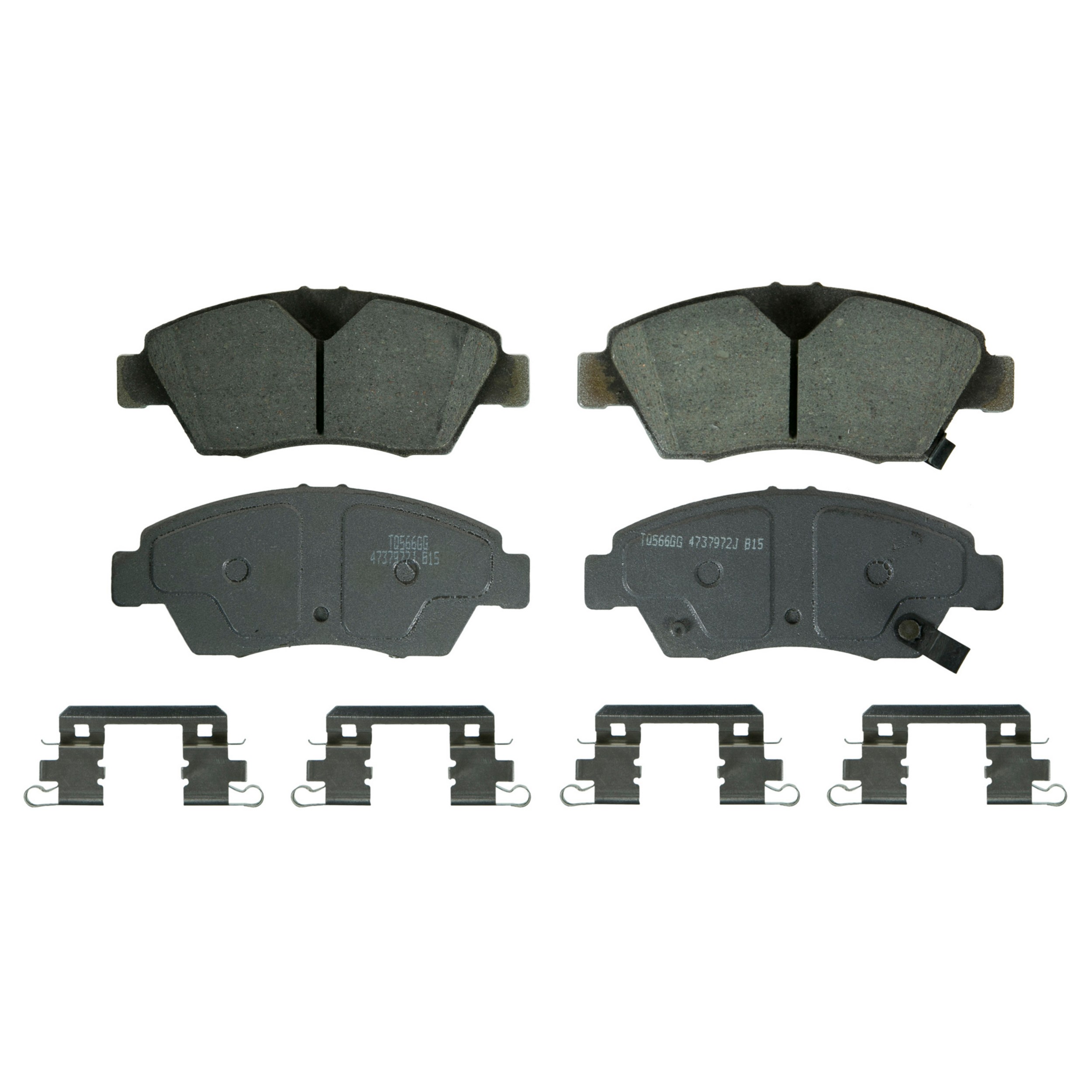 ThermoQuiet Front Disc Brake Pad Set Ceramic