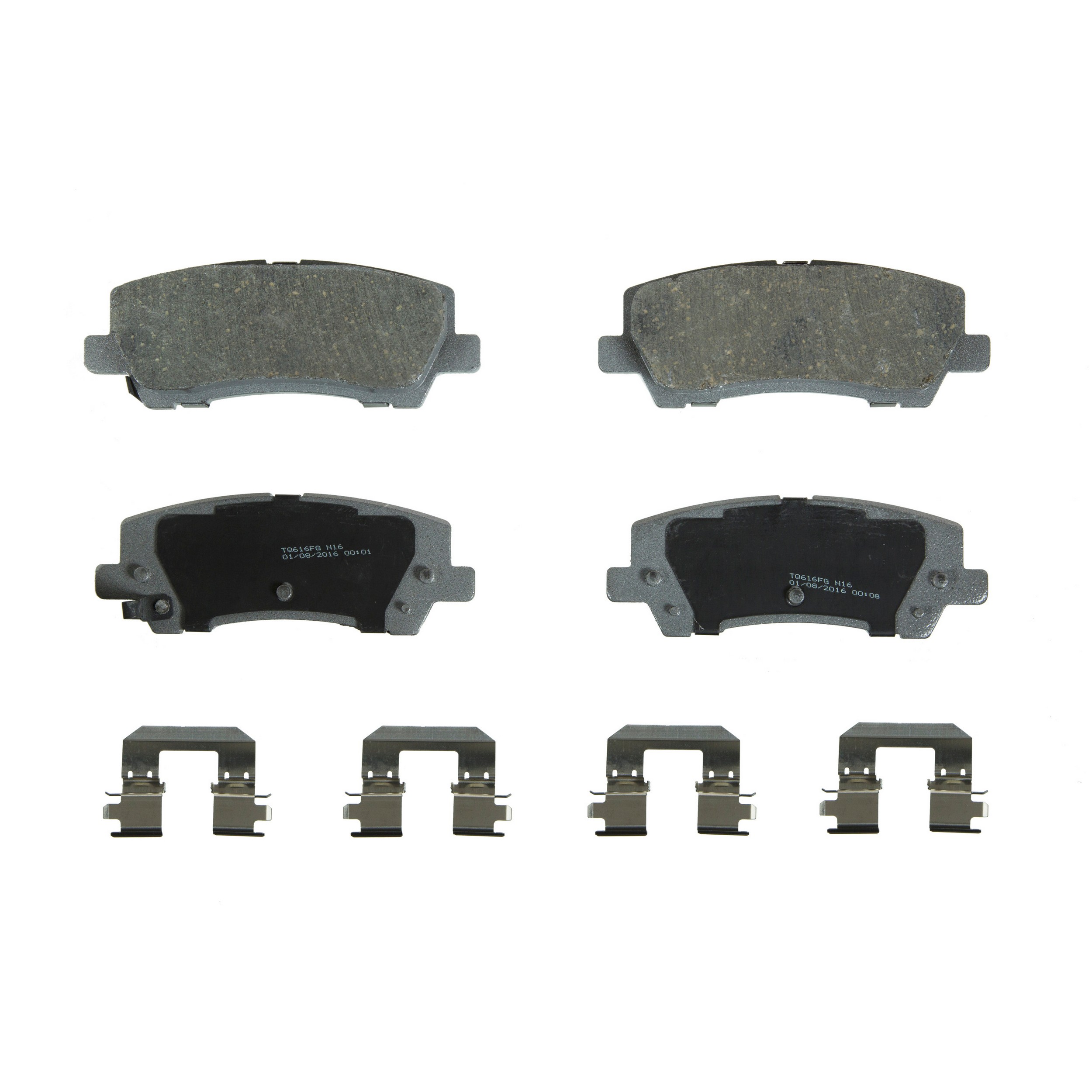 ThermoQuiet Rear Disc Brake Pad Set Ceramic