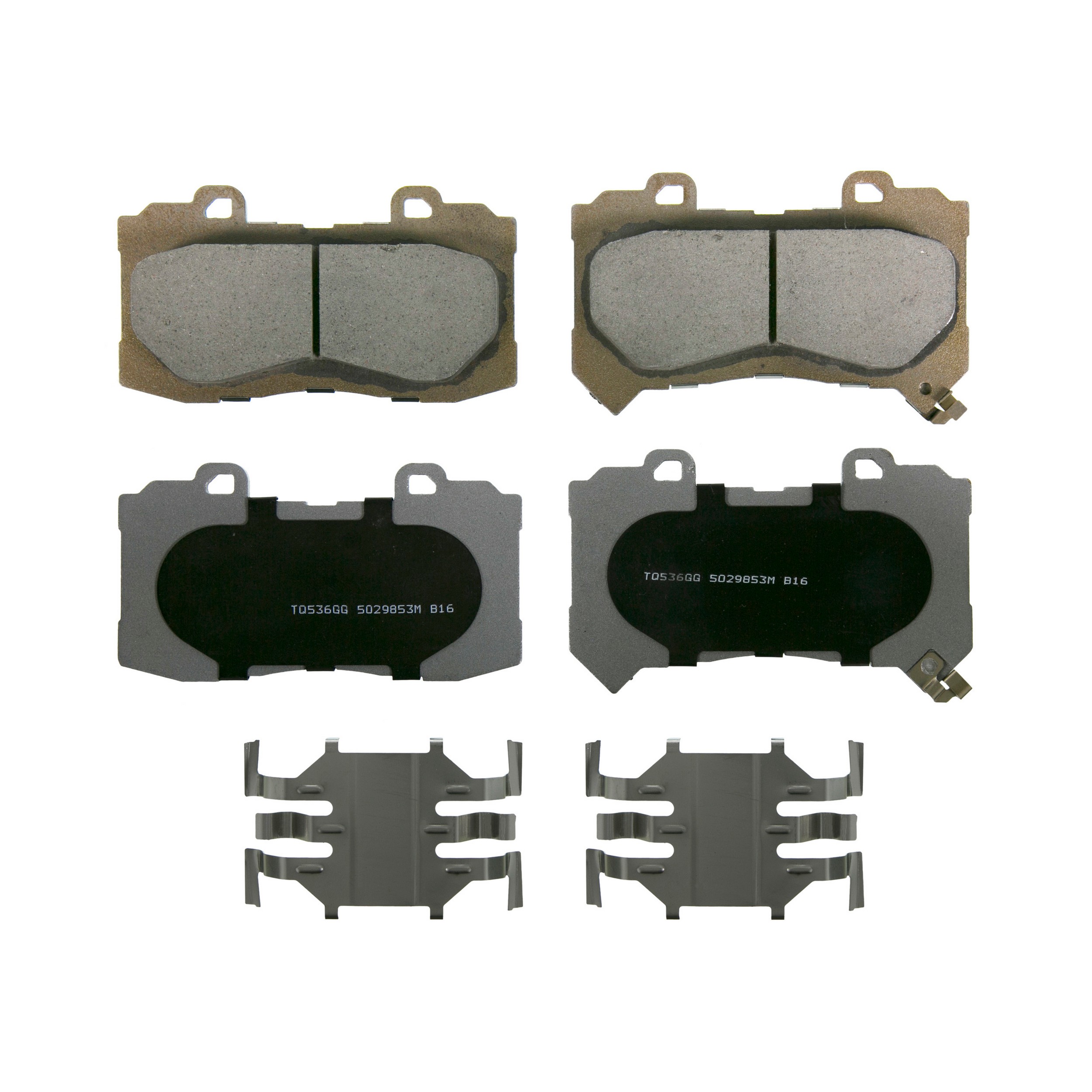 ThermoQuiet Front Disc Brake Pad Set Ceramic