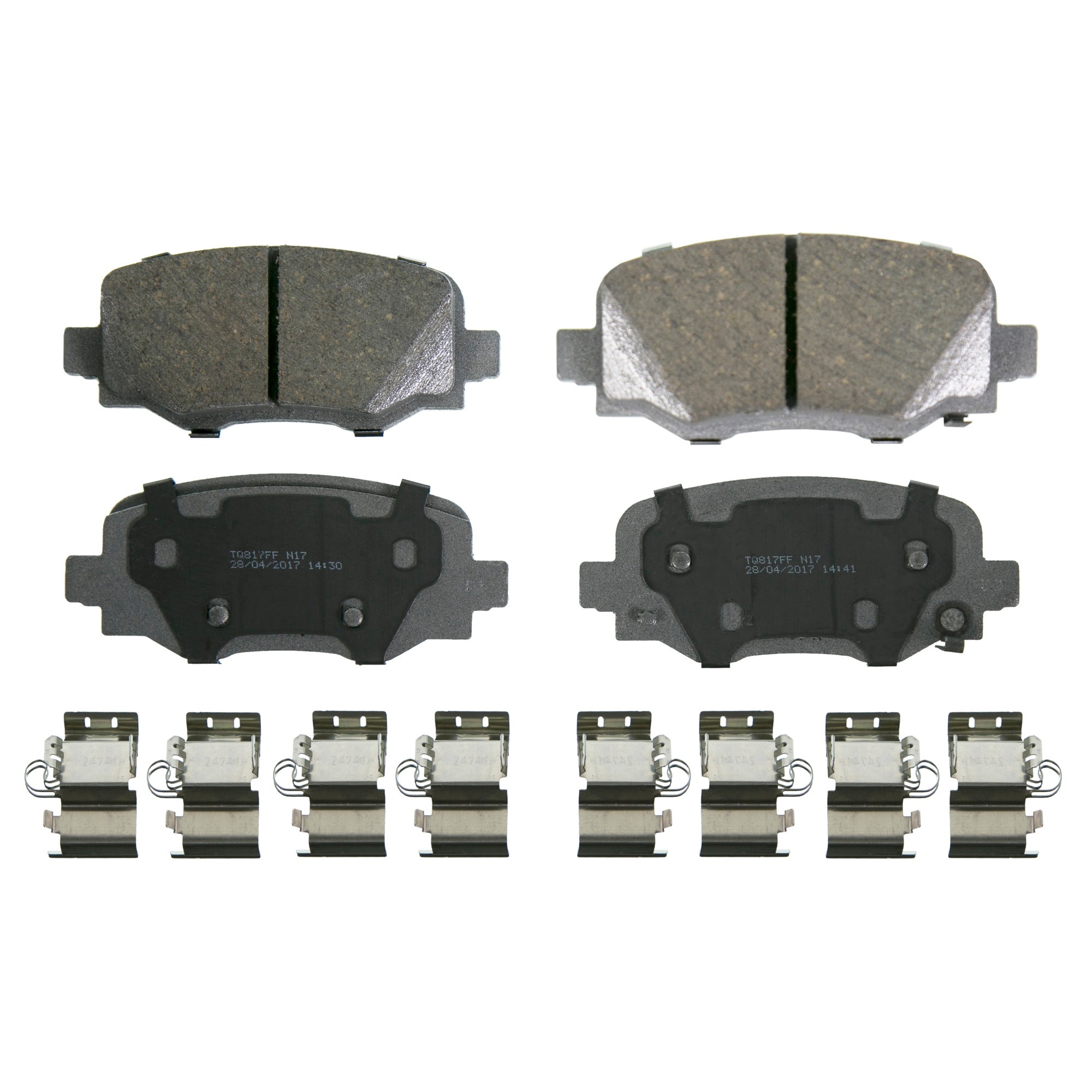 ThermoQuiet Rear Disc Brake Pad Set Ceramic