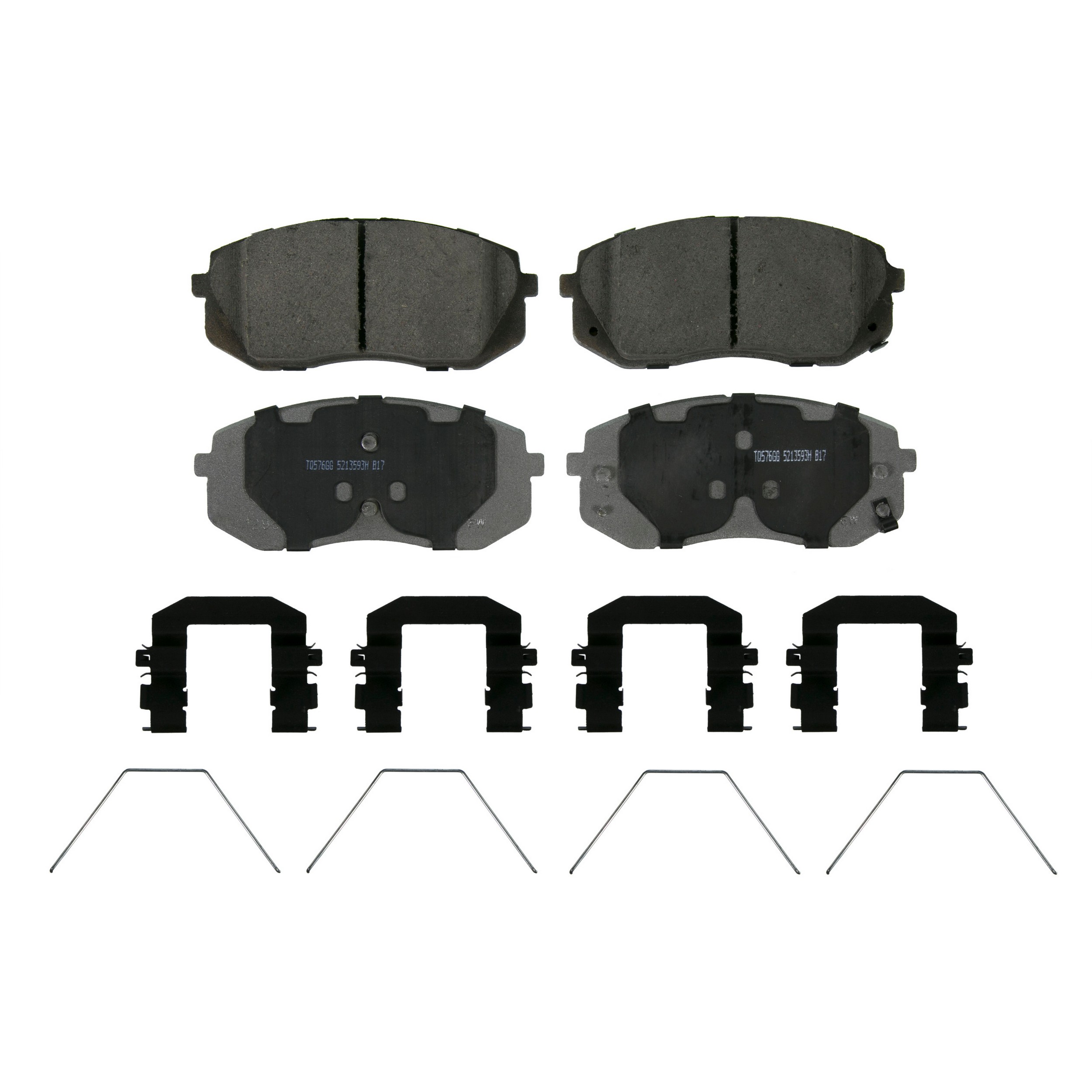 ThermoQuiet Front Disc Brake Pad Set Ceramic