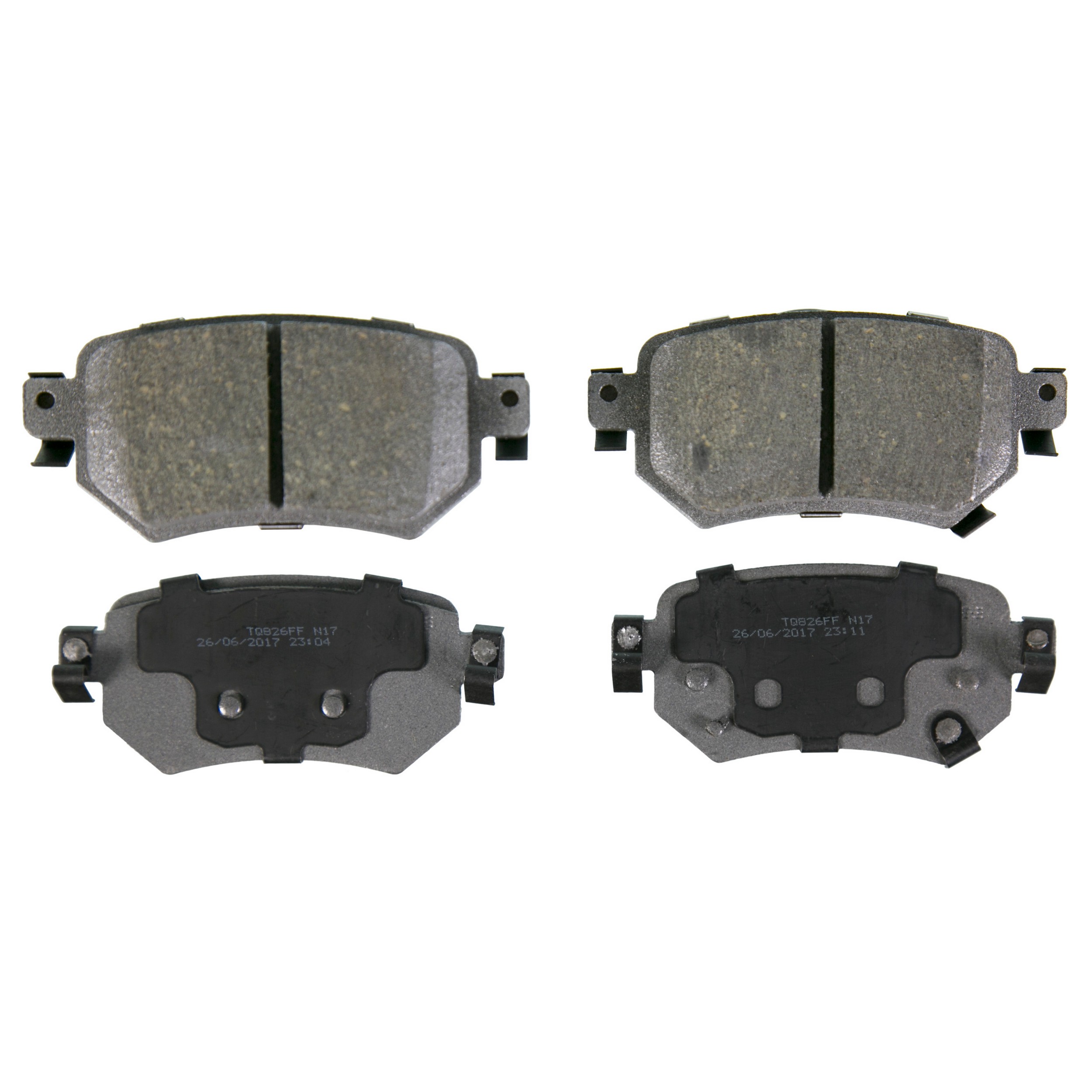 ThermoQuiet Rear Disc Brake Pad Set Ceramic