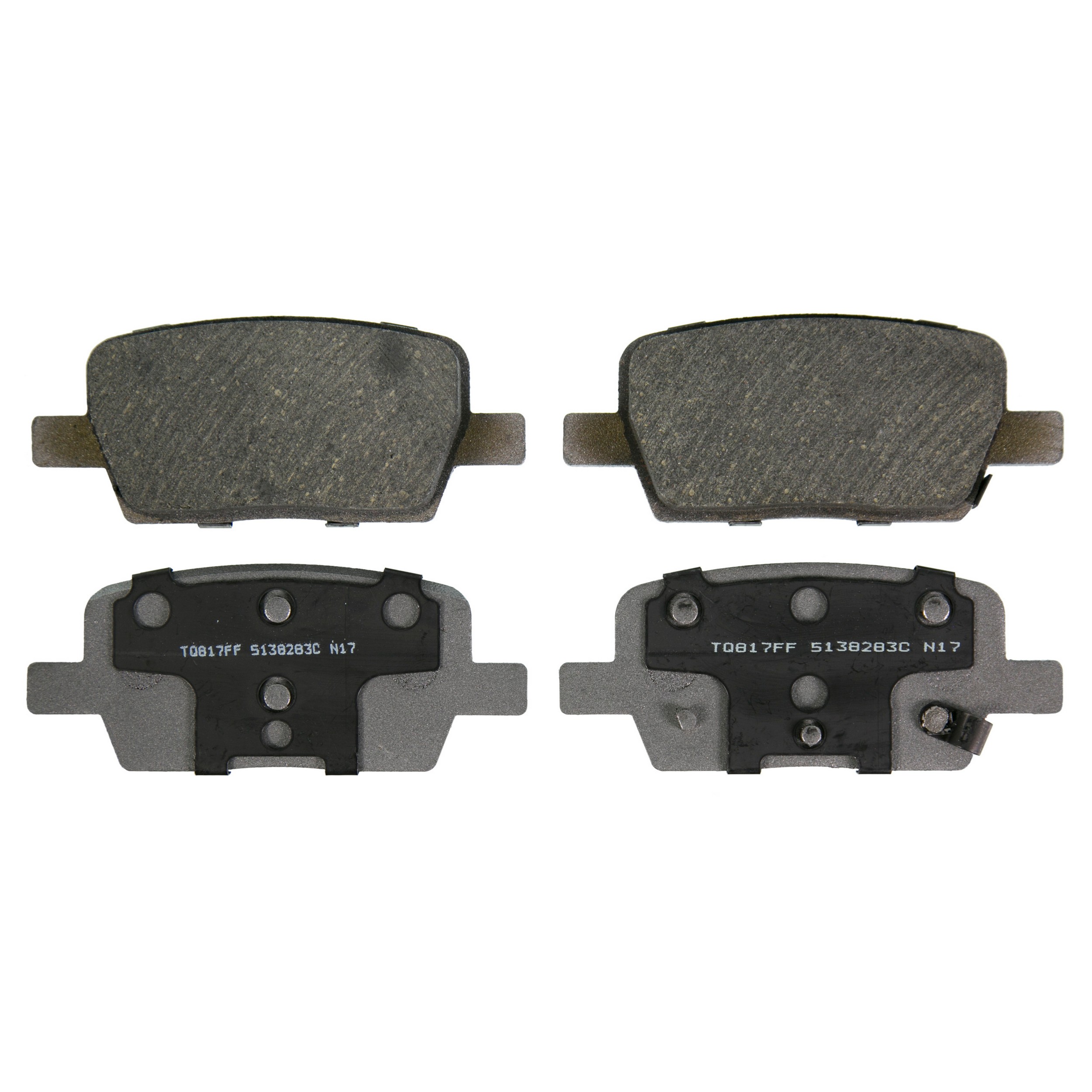 ThermoQuiet Rear Disc Brake Pad Set Ceramic