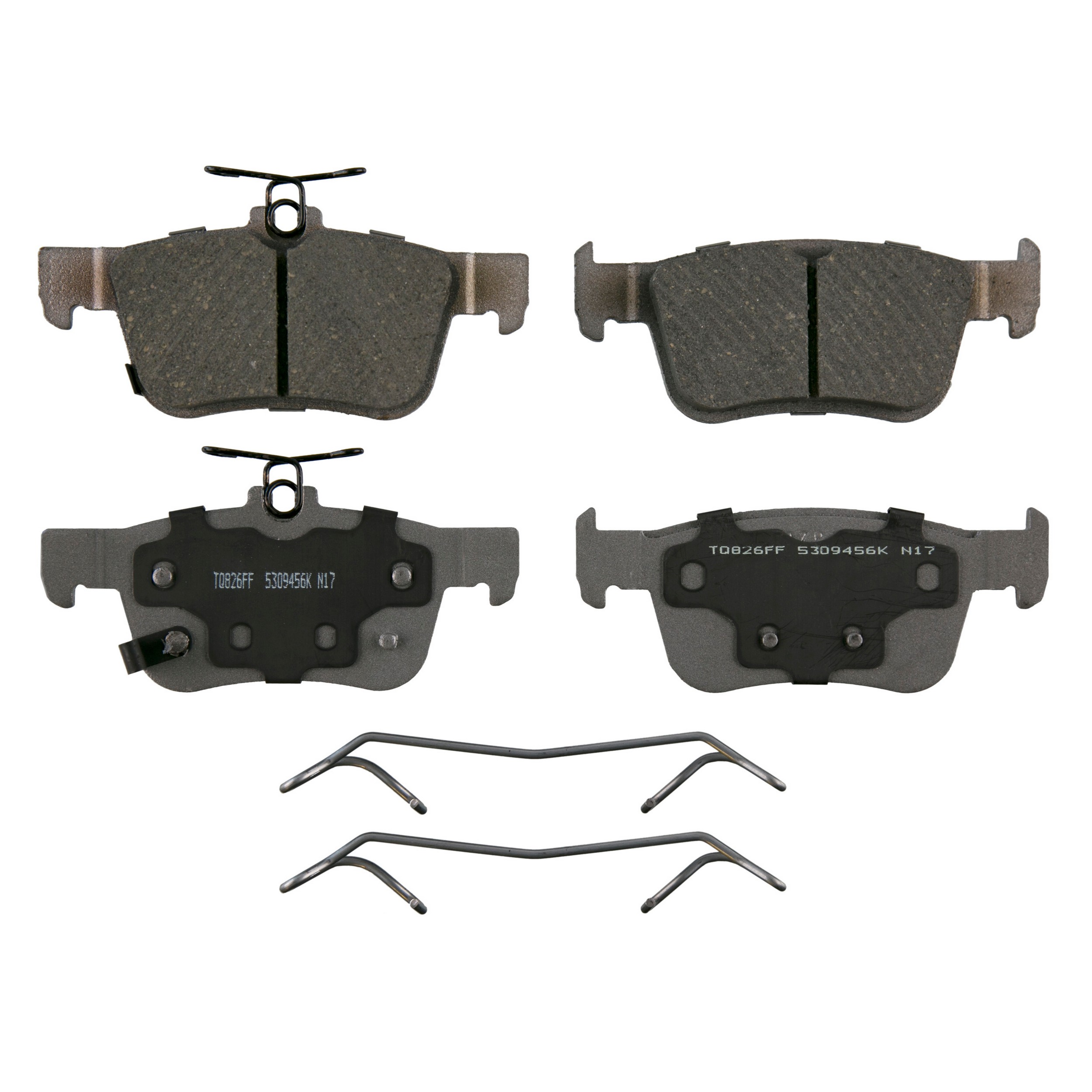 ThermoQuiet Rear Disc Brake Pad Set Ceramic