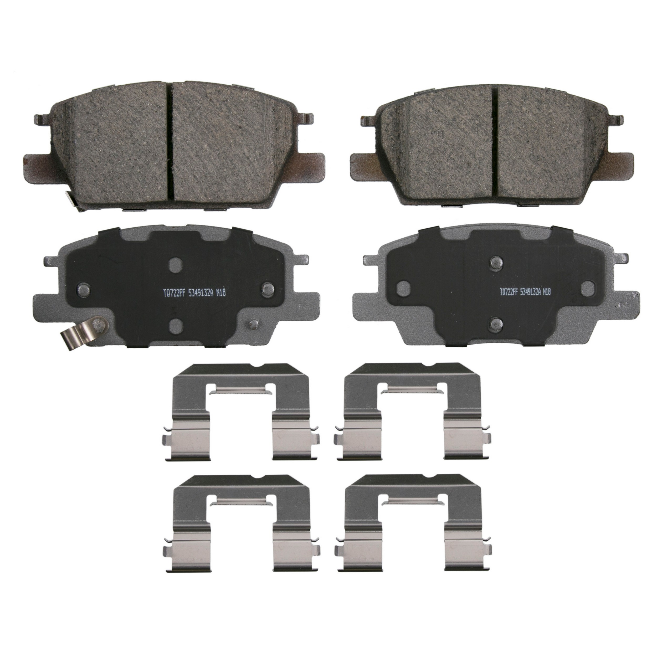 ThermoQuiet Front Disc Brake Pad Set Ceramic