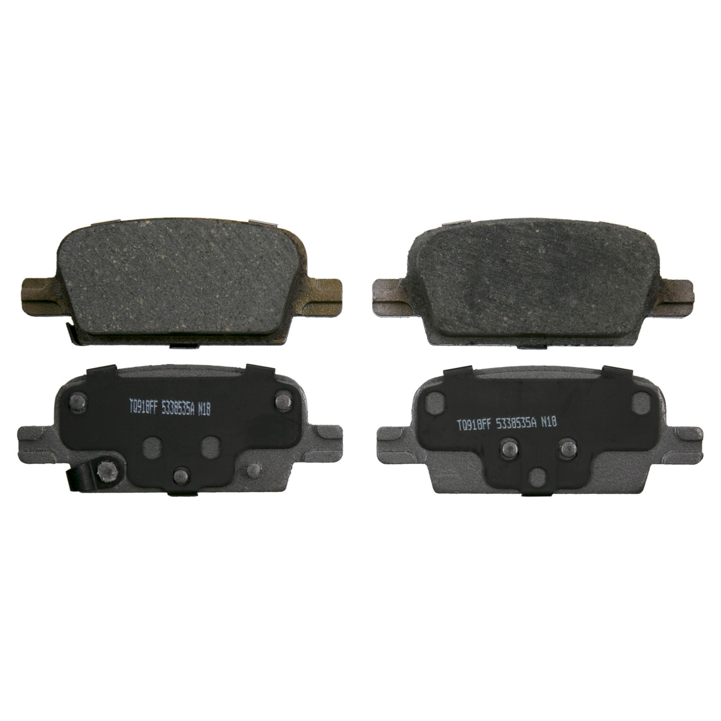 ThermoQuiet Rear Disc Brake Pad Set Ceramic