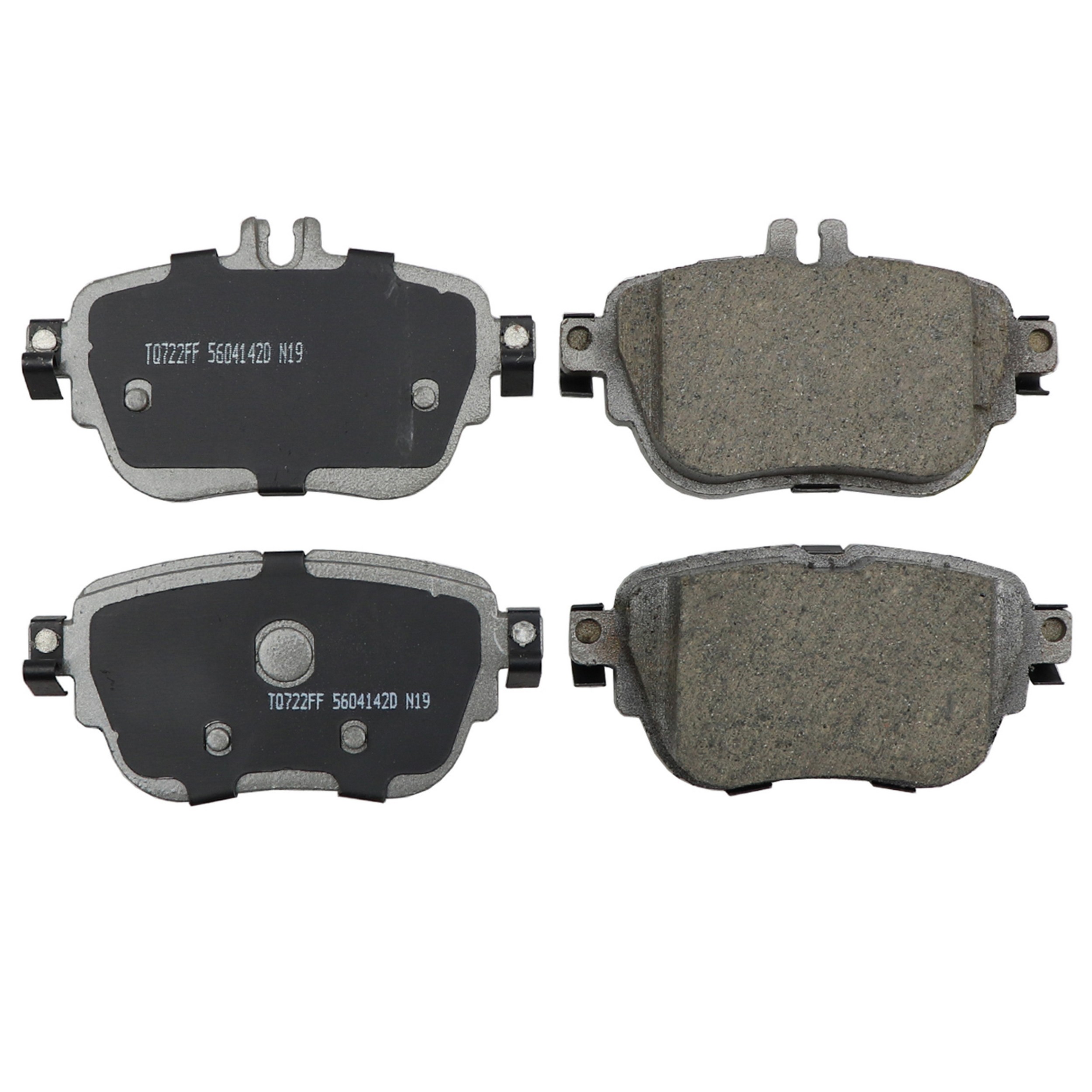 ThermoQuiet Rear Disc Brake Pad Set Ceramic