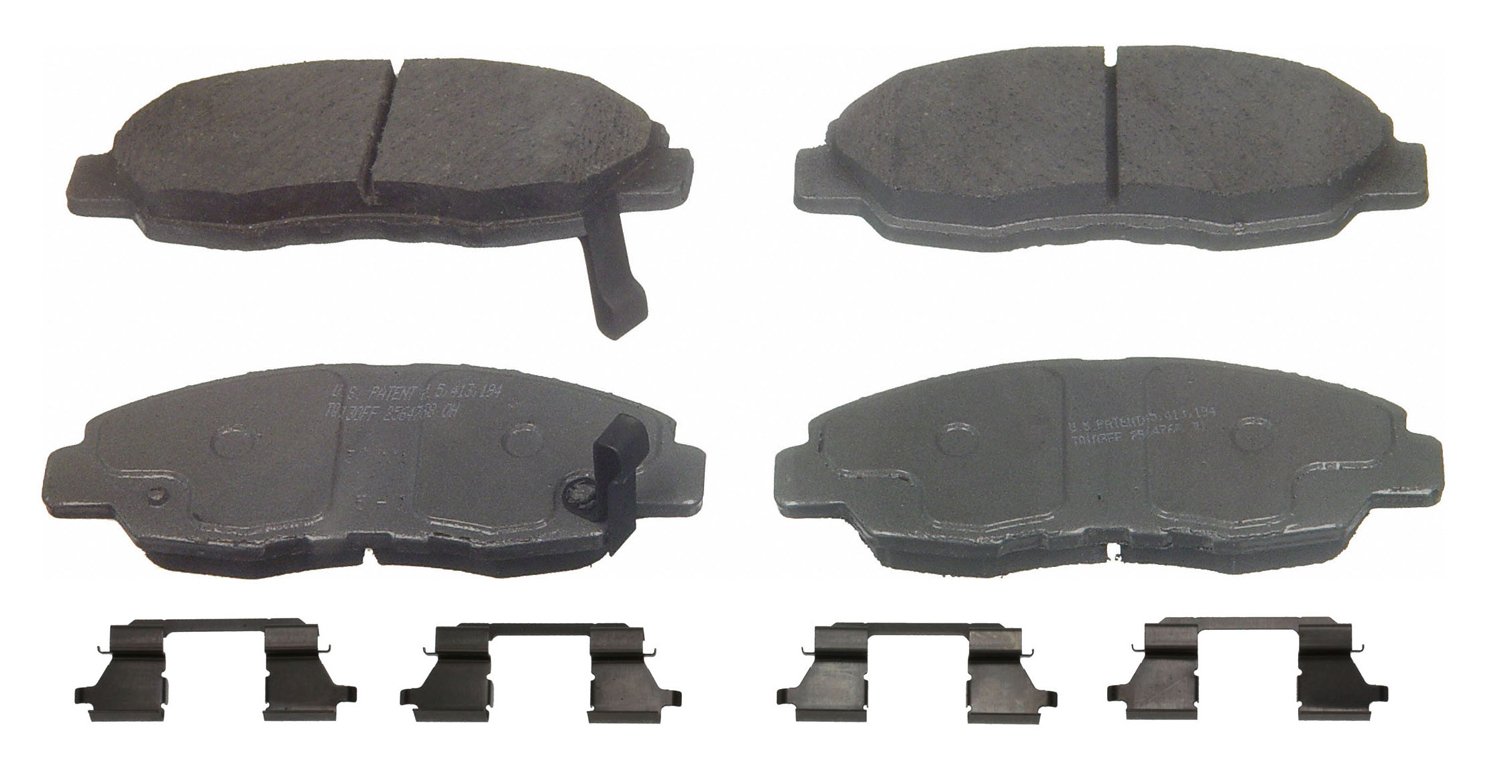 ThermoQuiet Front Disc Brake Pad Set Ceramic