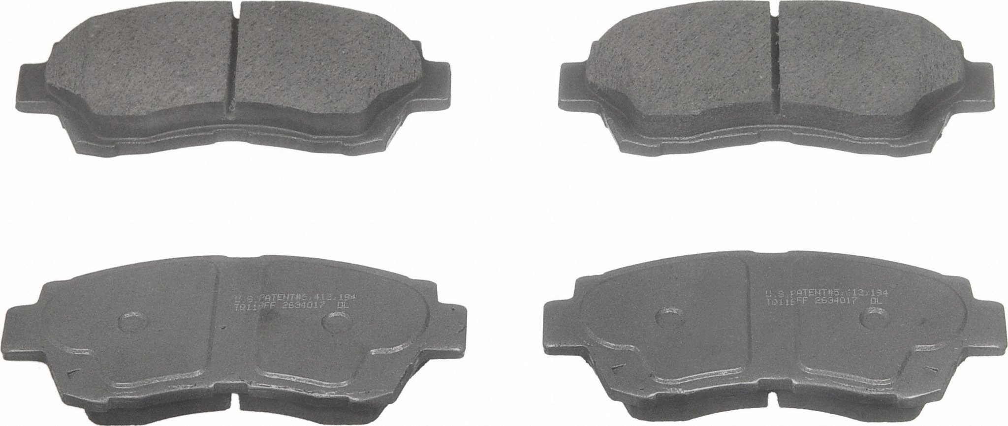 ThermoQuiet Front Disc Brake Pad Set Ceramic