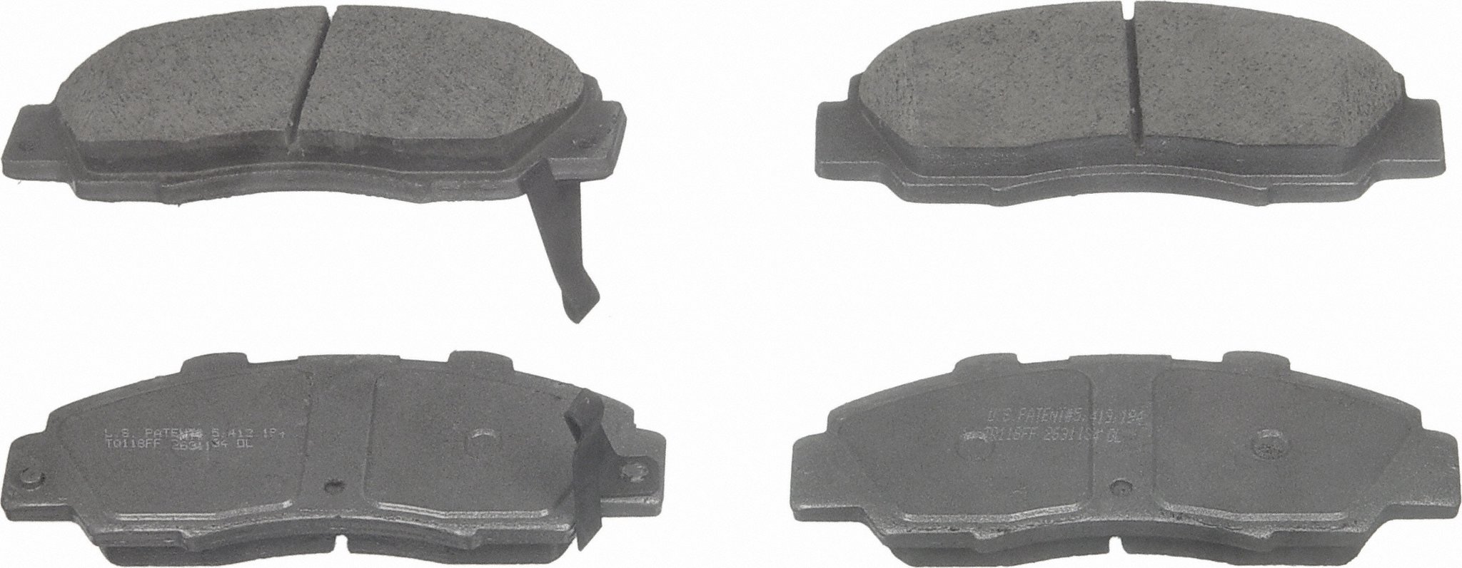 ThermoQuiet Front Disc Brake Pad Set Ceramic