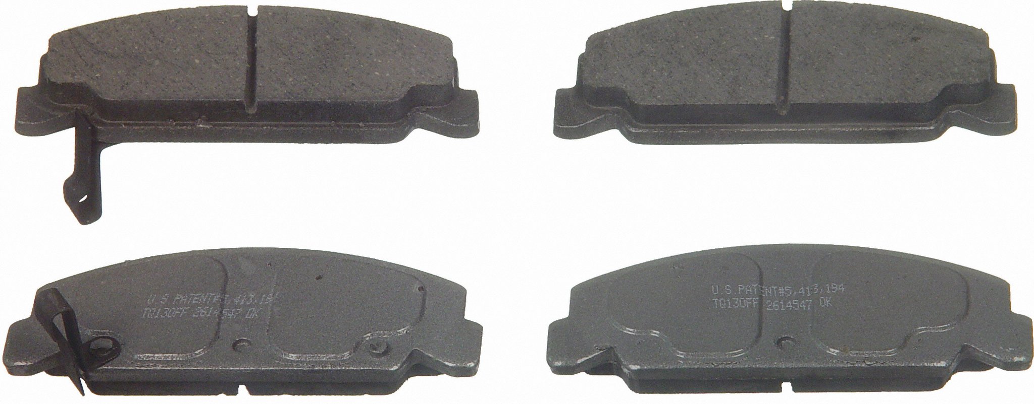 ThermoQuiet Front Disc Brake Pad Set Ceramic
