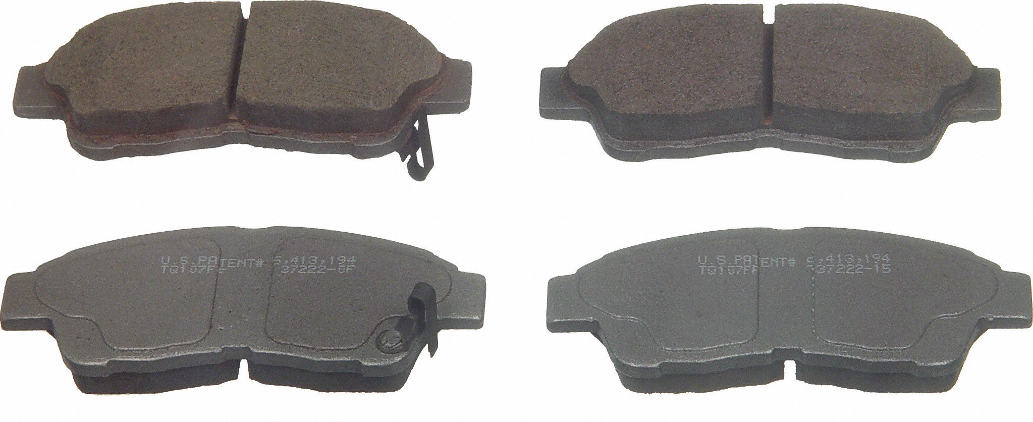 ThermoQuiet Front Disc Brake Pad Set Ceramic