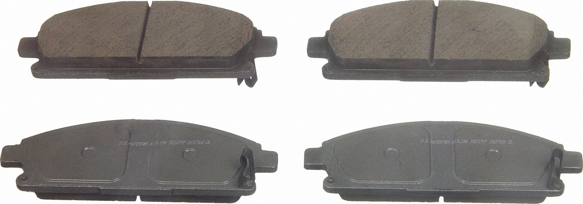 ThermoQuiet Front Disc Brake Pad Set Ceramic
