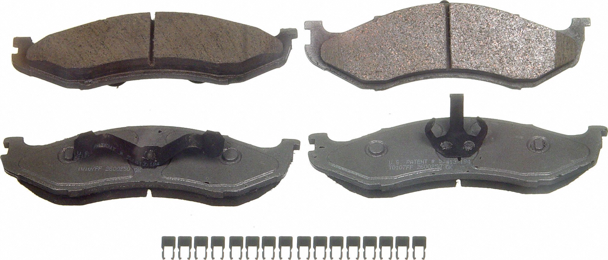 ThermoQuiet Front Disc Brake Pad Set Ceramic
