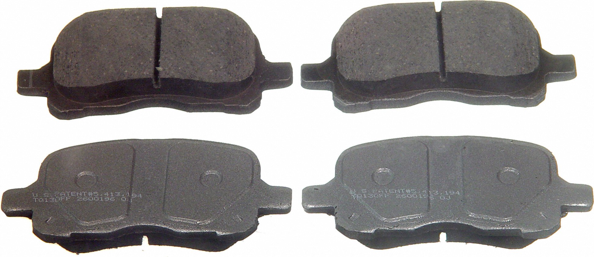 ThermoQuiet Front Disc Brake Pad Set Ceramic
