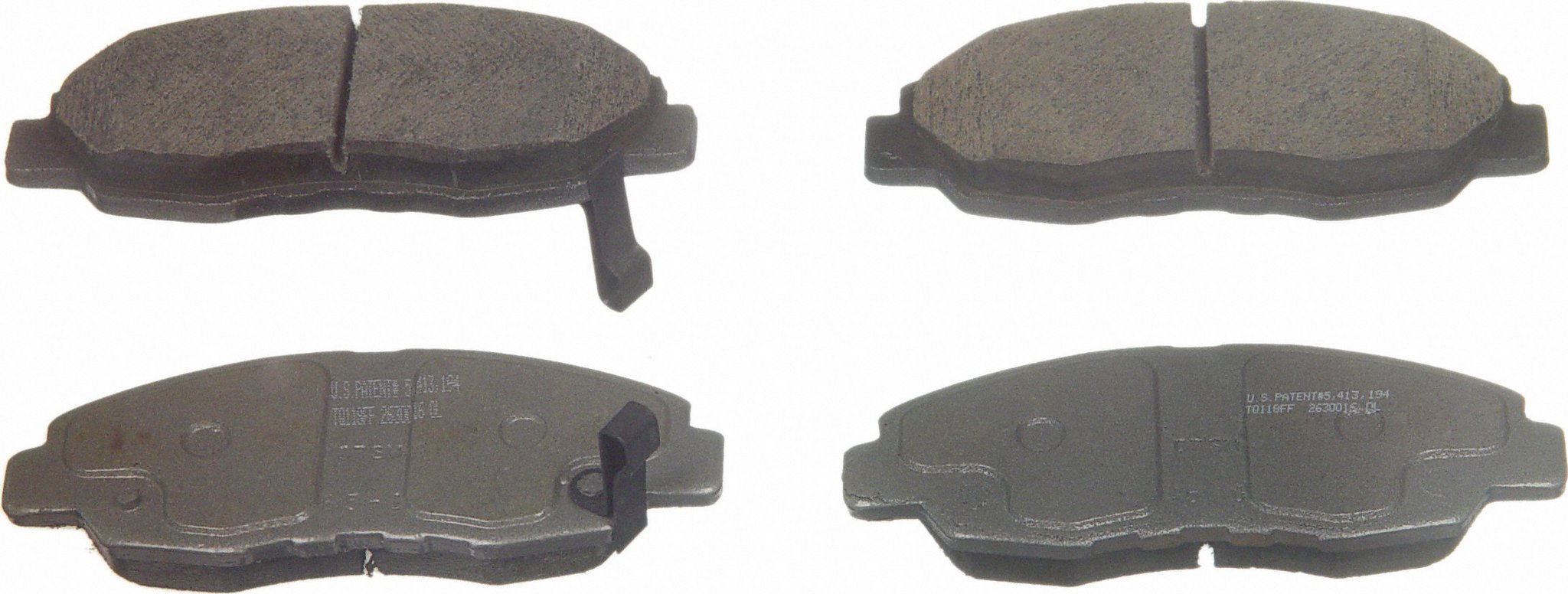 ThermoQuiet Front Disc Brake Pad Set Ceramic