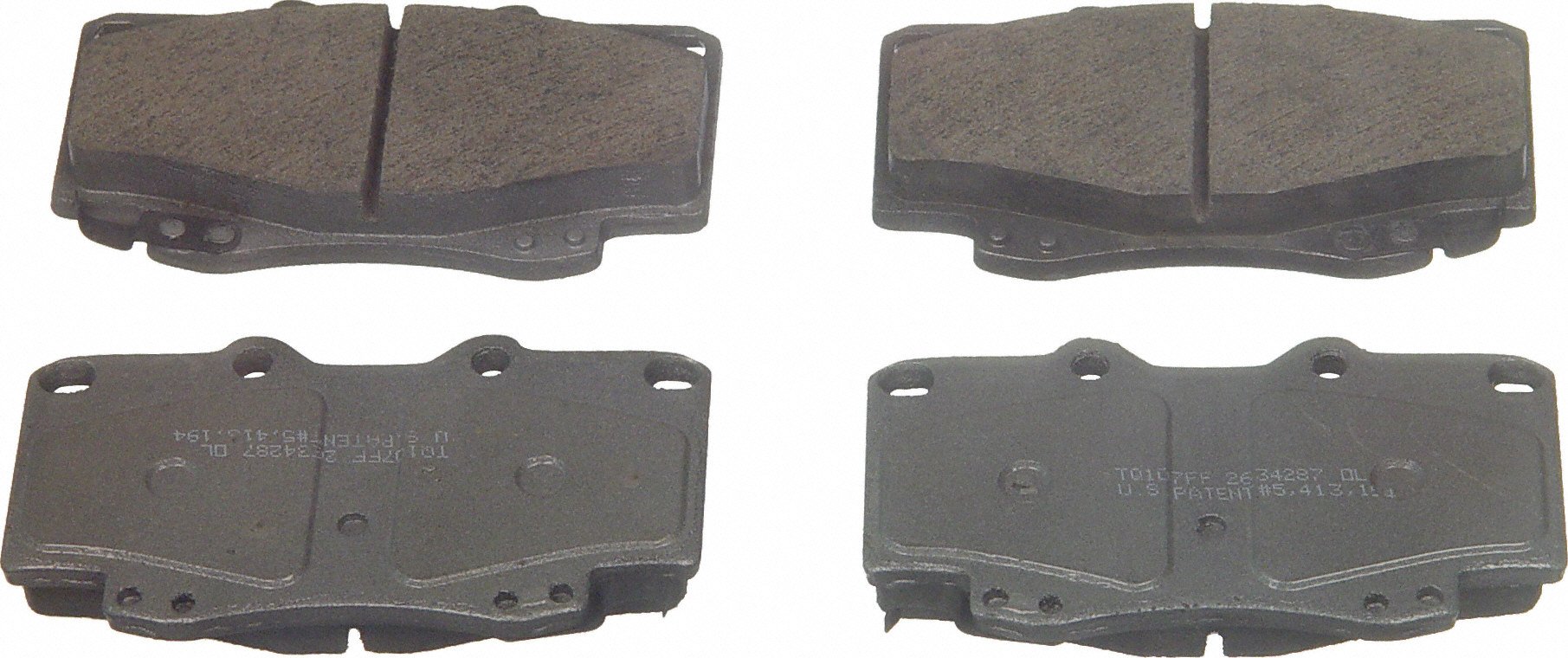 ThermoQuiet Front Disc Brake Pad Set Ceramic