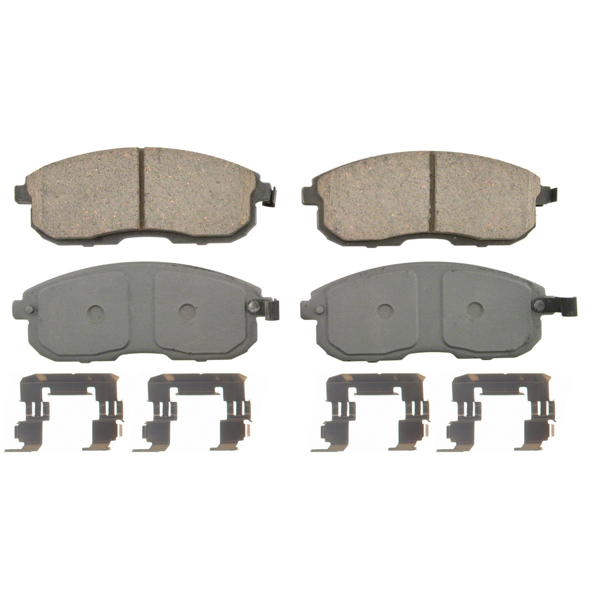 ThermoQuiet Front Disc Brake Pad Set Ceramic