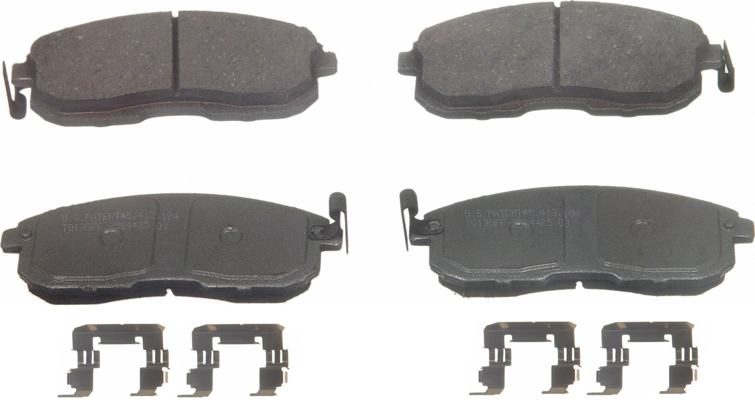 ThermoQuiet Front Disc Brake Pad Set Ceramic