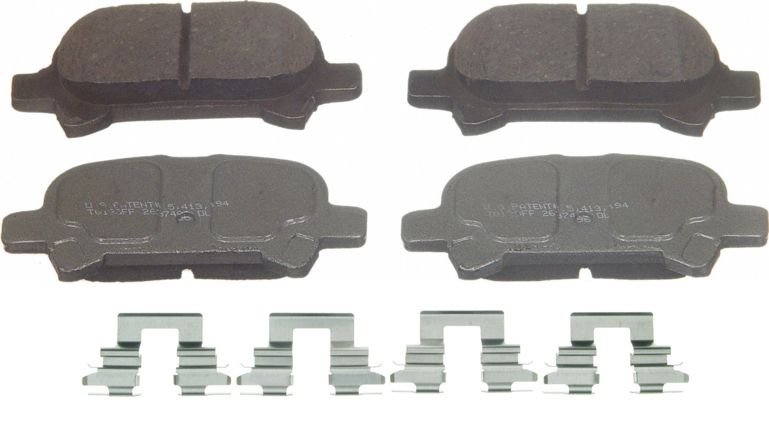 ThermoQuiet Rear Disc Brake Pad Set Ceramic