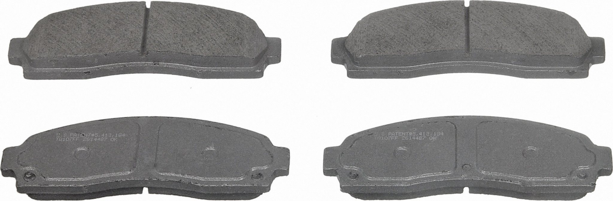 ThermoQuiet Front Disc Brake Pad Set Ceramic