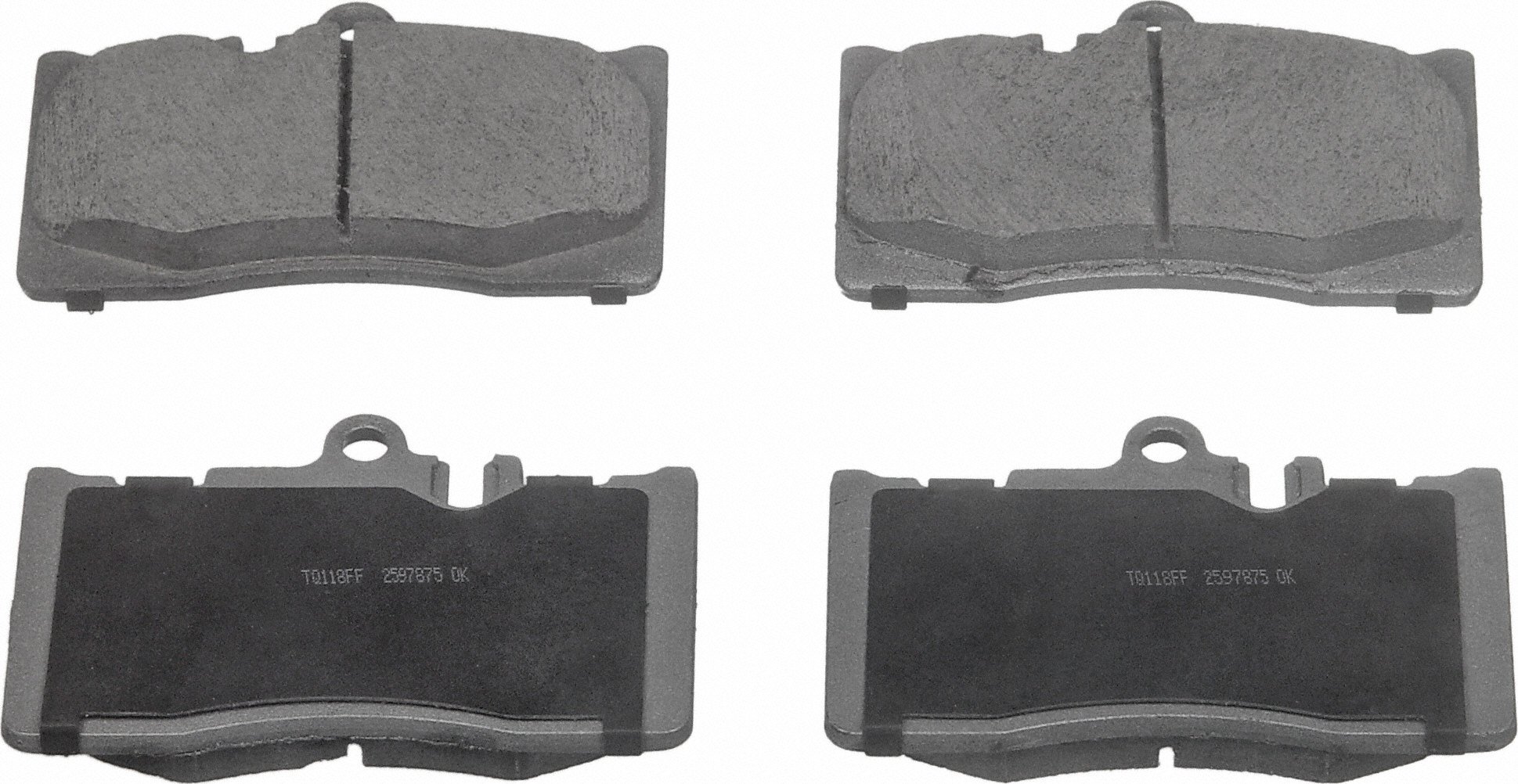 ThermoQuiet Front Disc Brake Pad Set Ceramic
