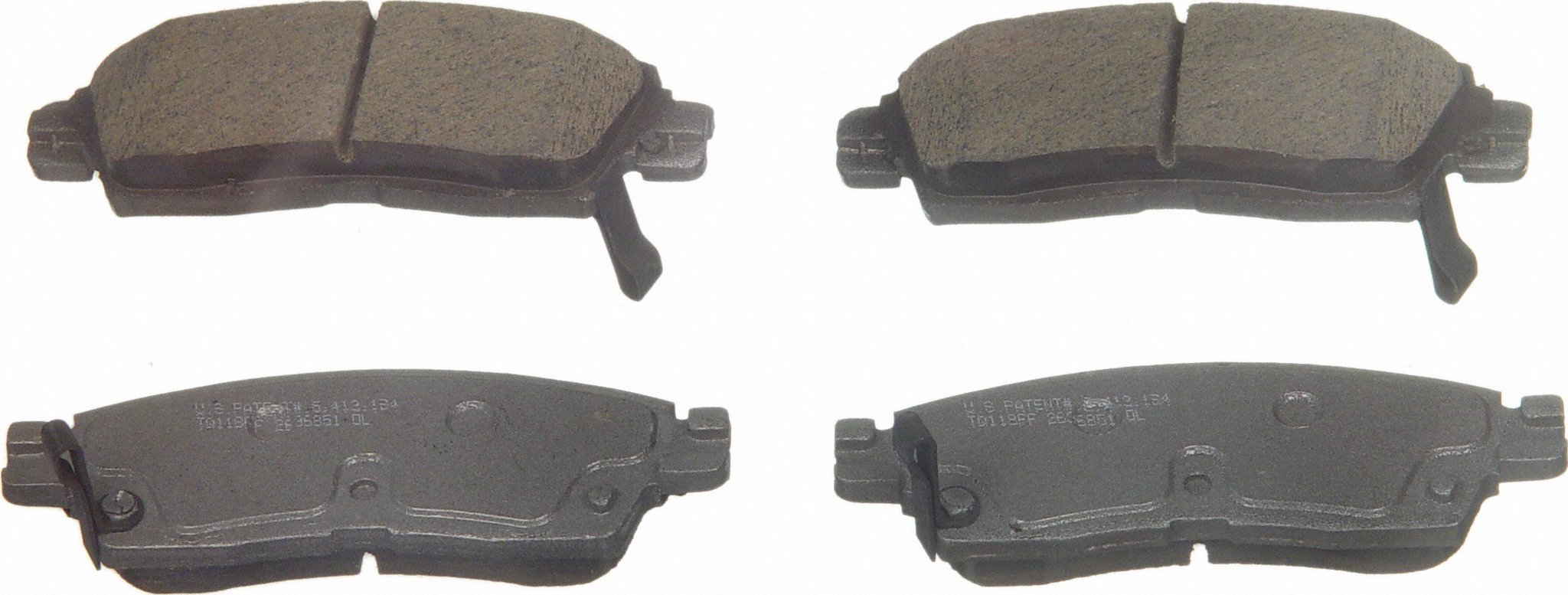 ThermoQuiet Rear Disc Brake Pad Set Ceramic