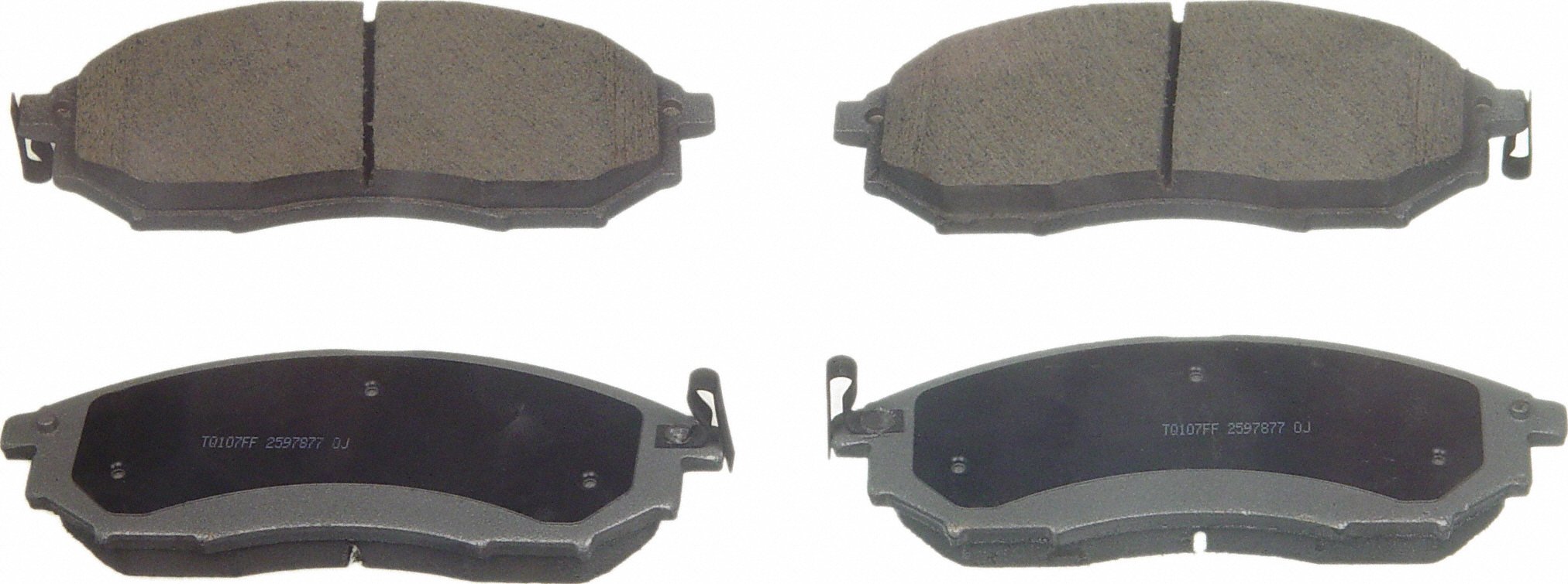 ThermoQuiet Front Disc Brake Pad Set Ceramic