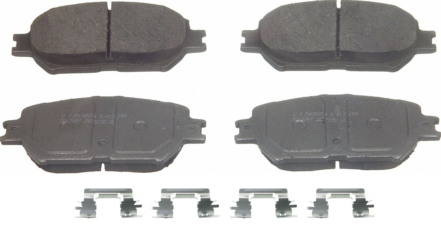 ThermoQuiet Front Disc Brake Pad Set Ceramic