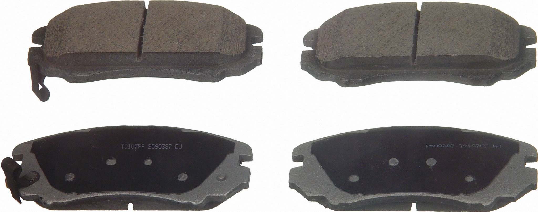 ThermoQuiet Front Disc Brake Pad Set Ceramic