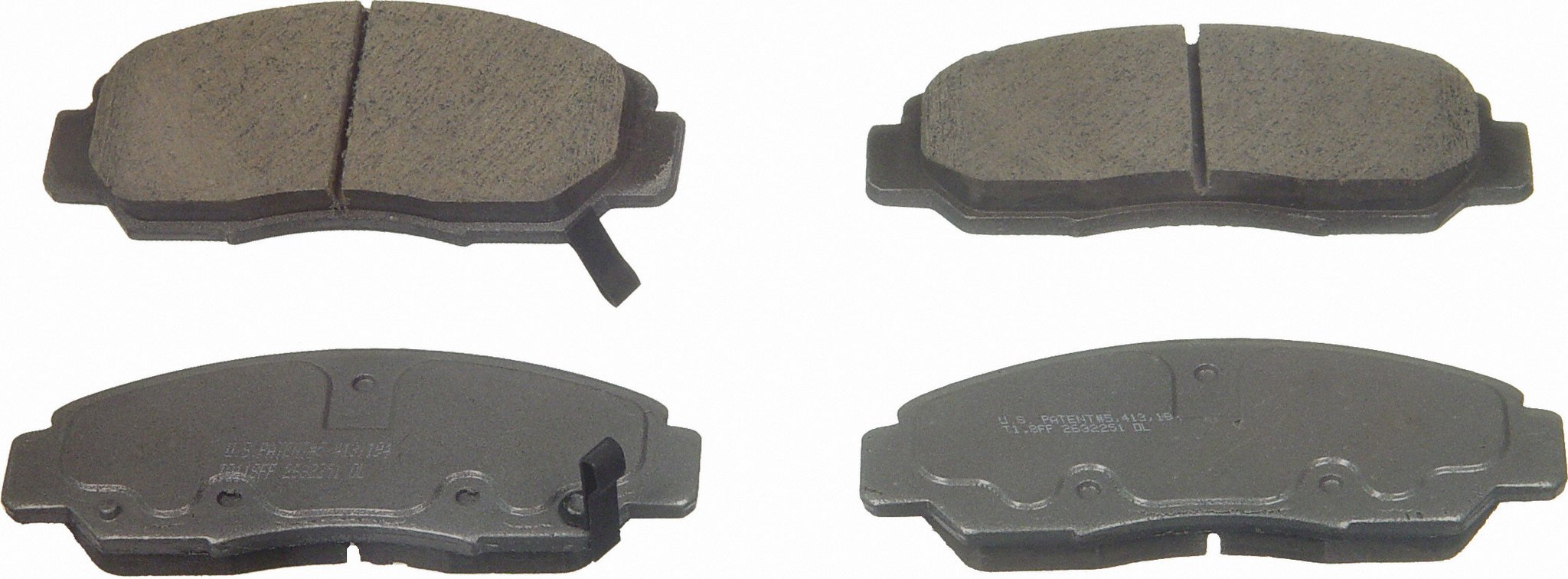 ThermoQuiet Front Disc Brake Pad Set Ceramic