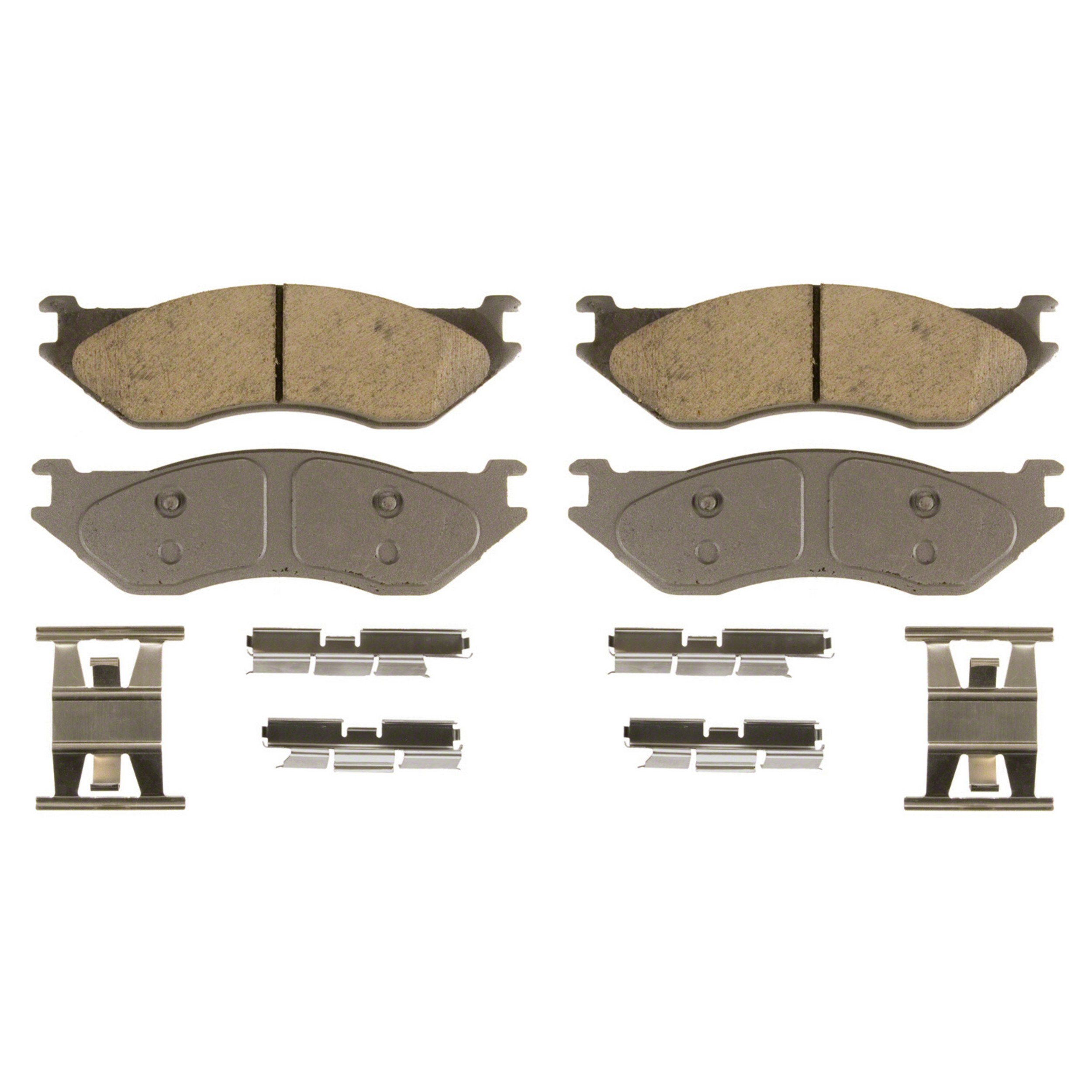 ThermoQuiet Front Disc Brake Pad Set Ceramic