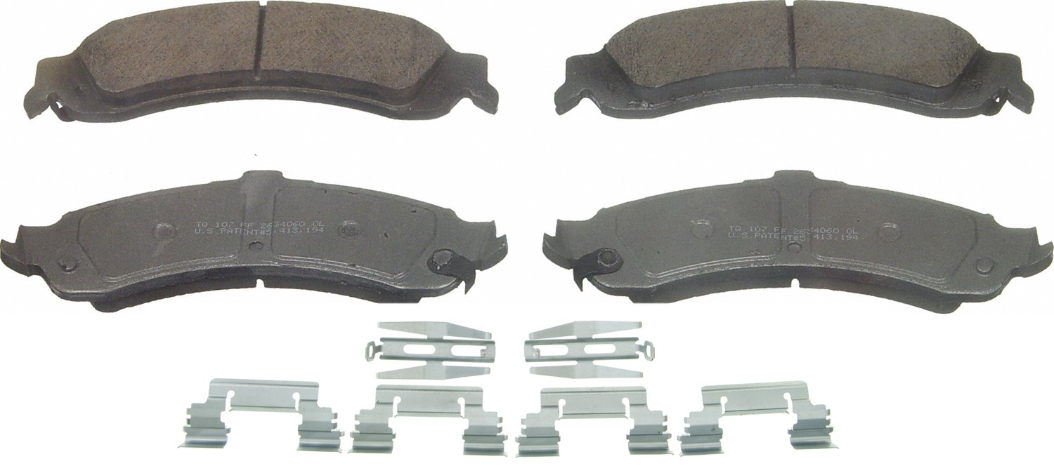 ThermoQuiet Rear Disc Brake Pad Set Ceramic