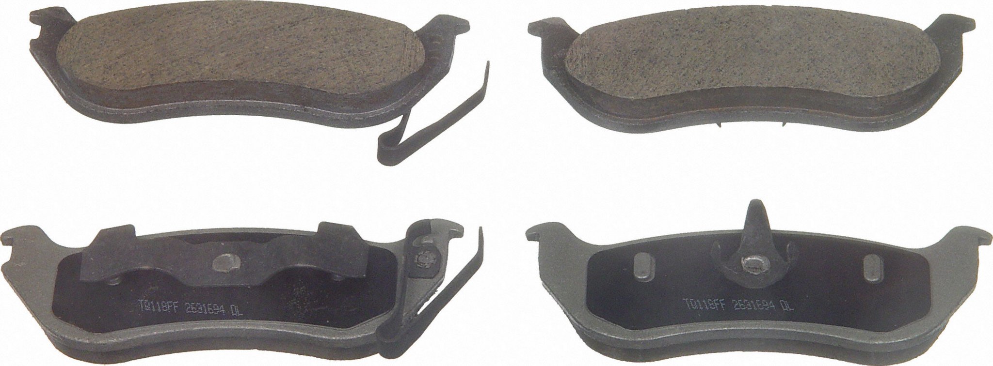 ThermoQuiet Rear Disc Brake Pad Set Ceramic