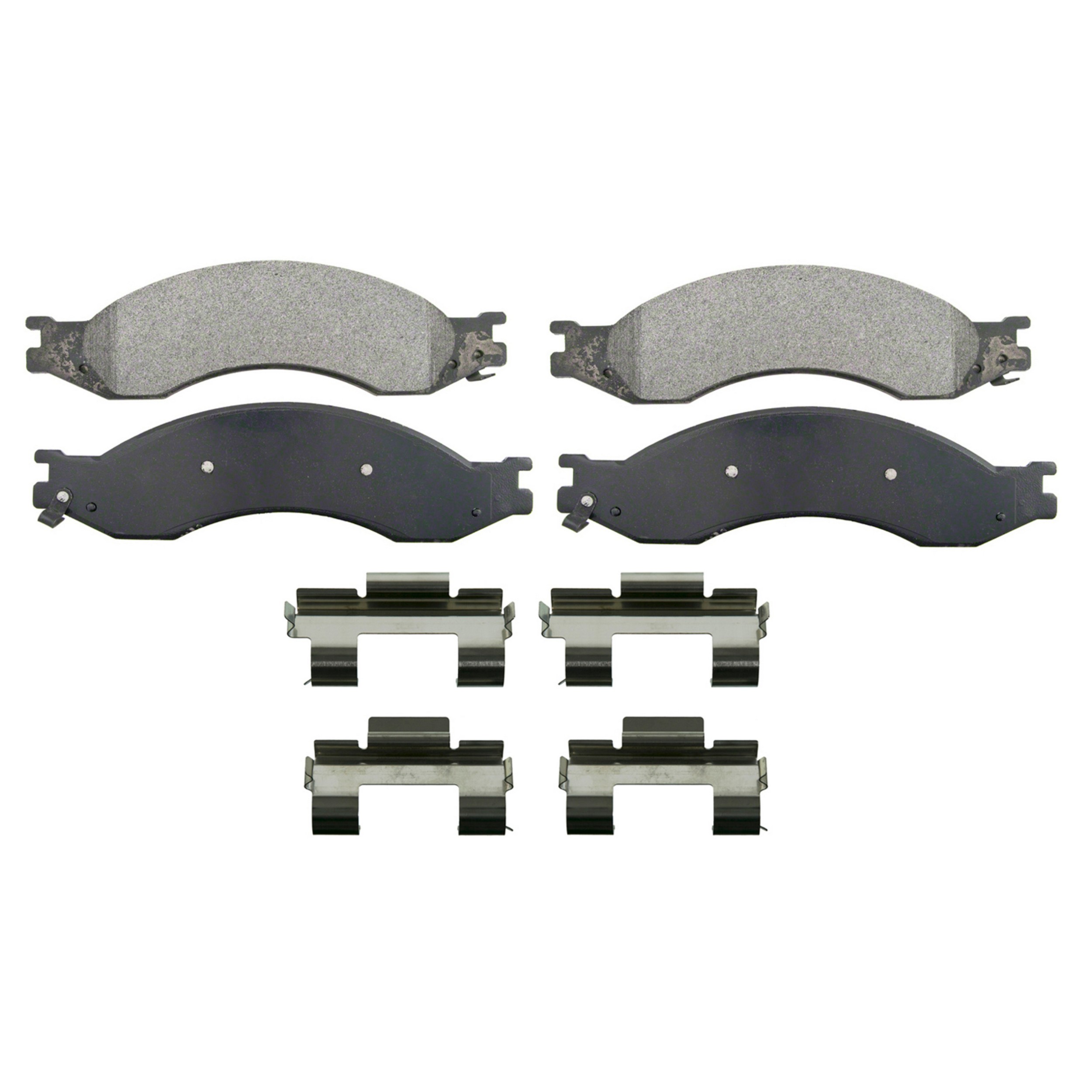 SevereDuty Front; Rear Disc Brake Pad Set