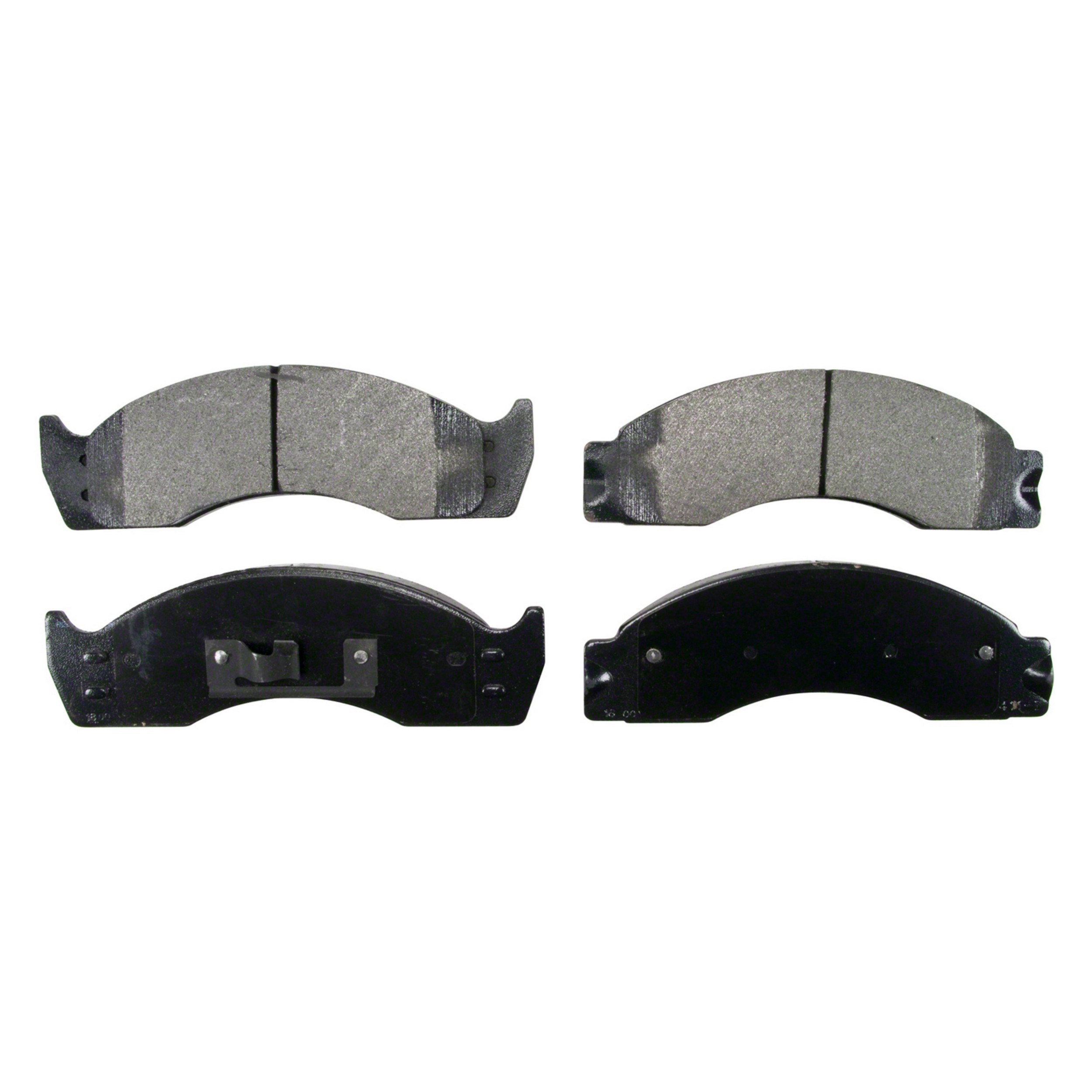 SevereDuty Front; Rear Disc Brake Pad Set
