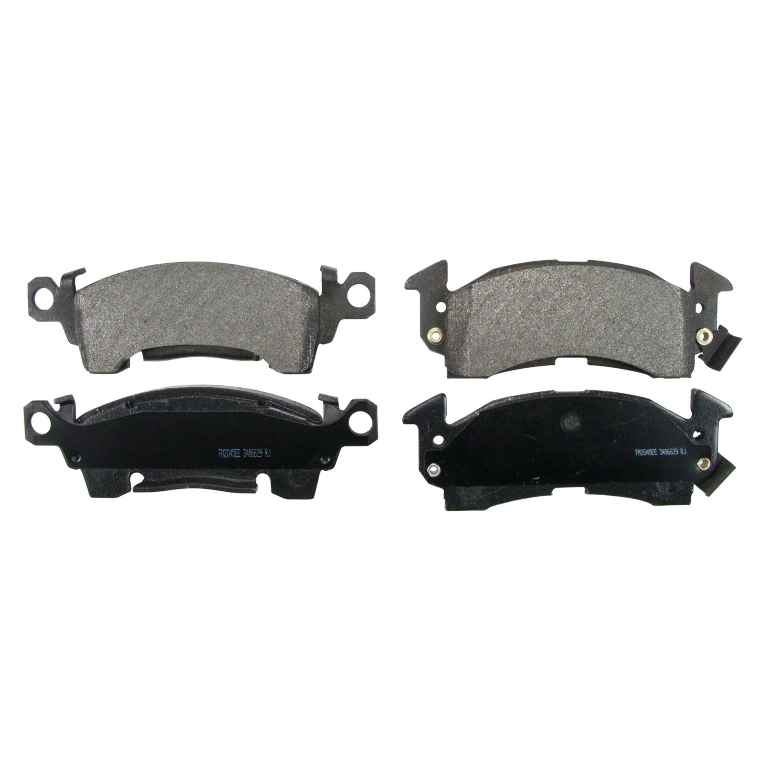 SevereDuty Front; Rear Disc Brake Pad Set