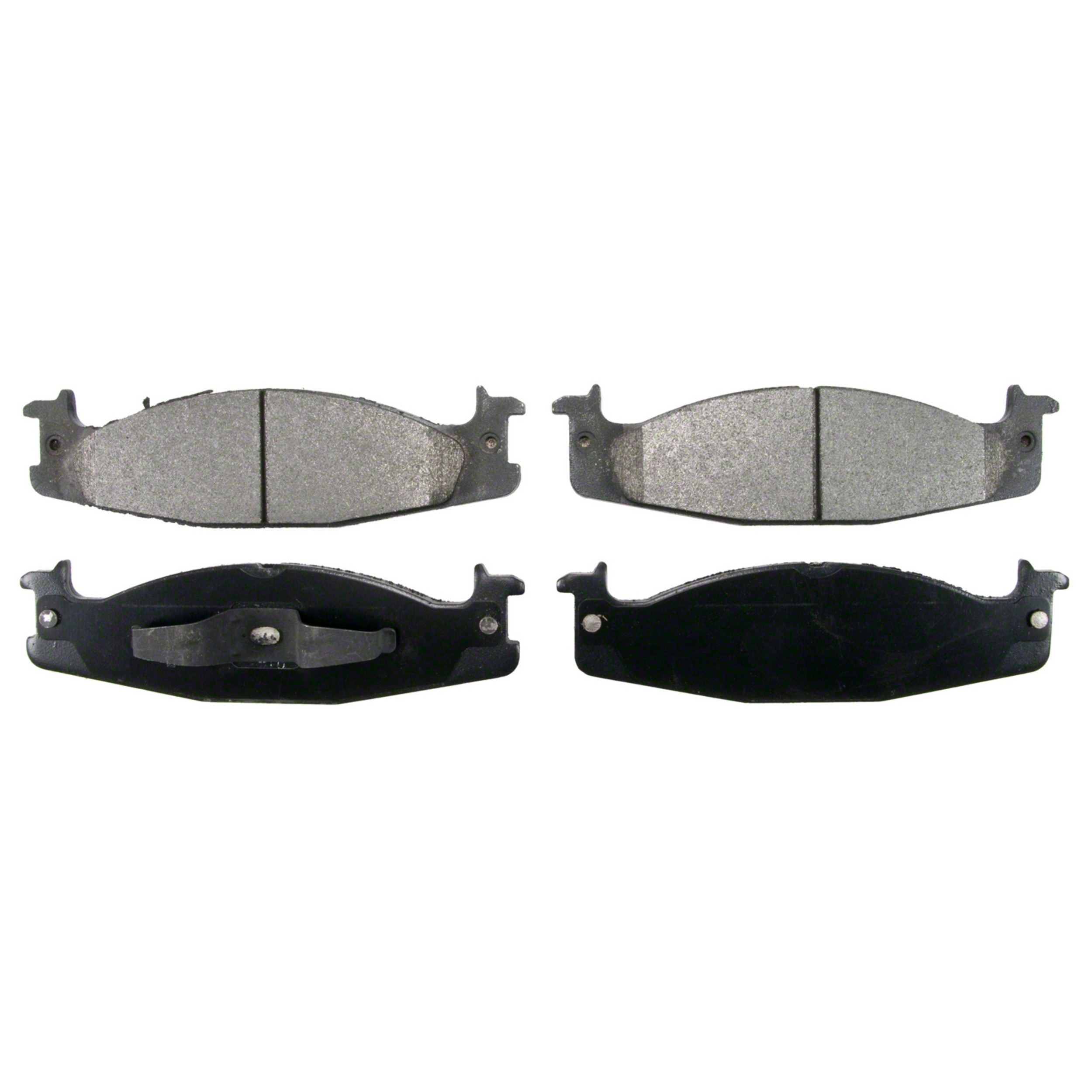 SevereDuty Front; Rear Disc Brake Pad Set