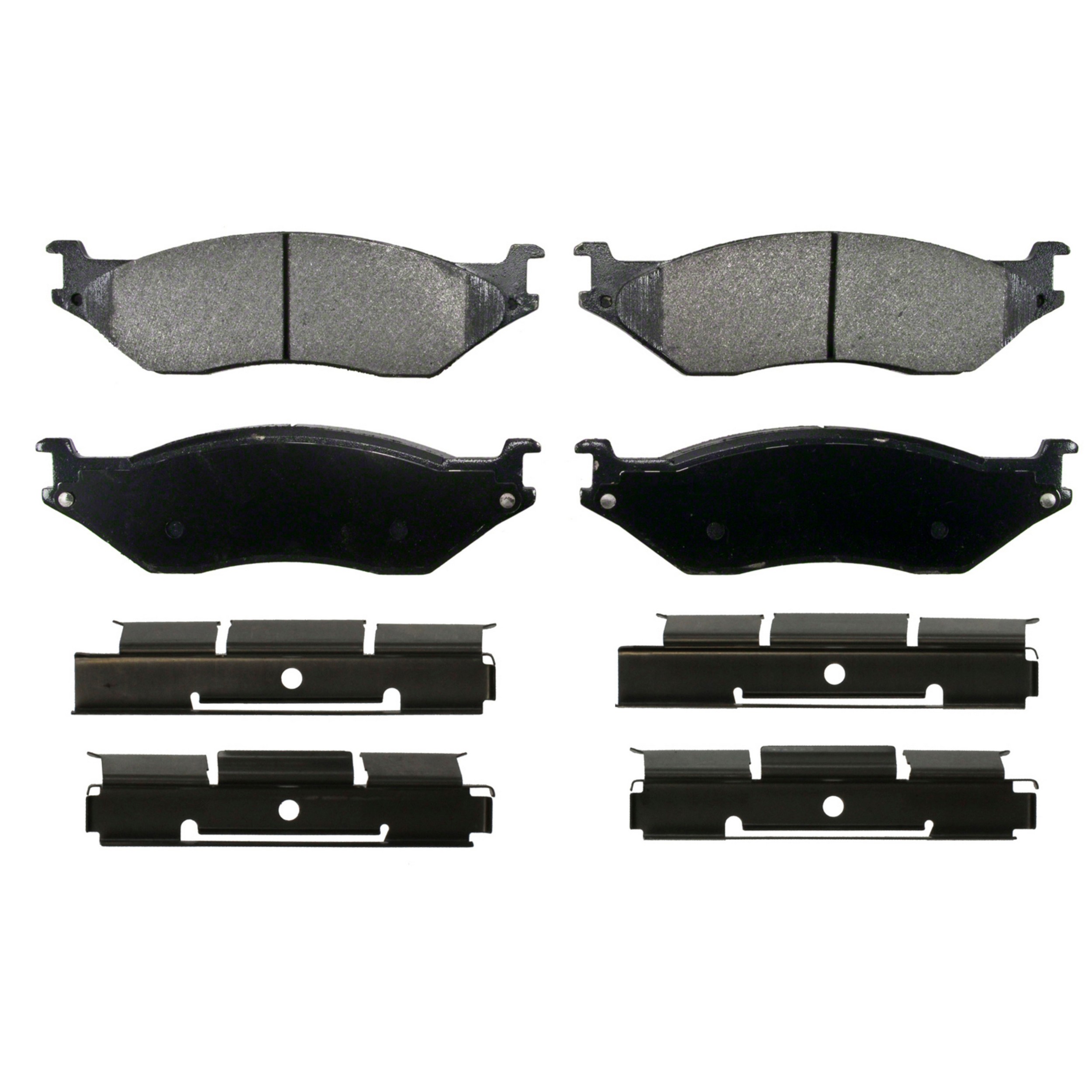 SevereDuty Front; Rear Disc Brake Pad Set